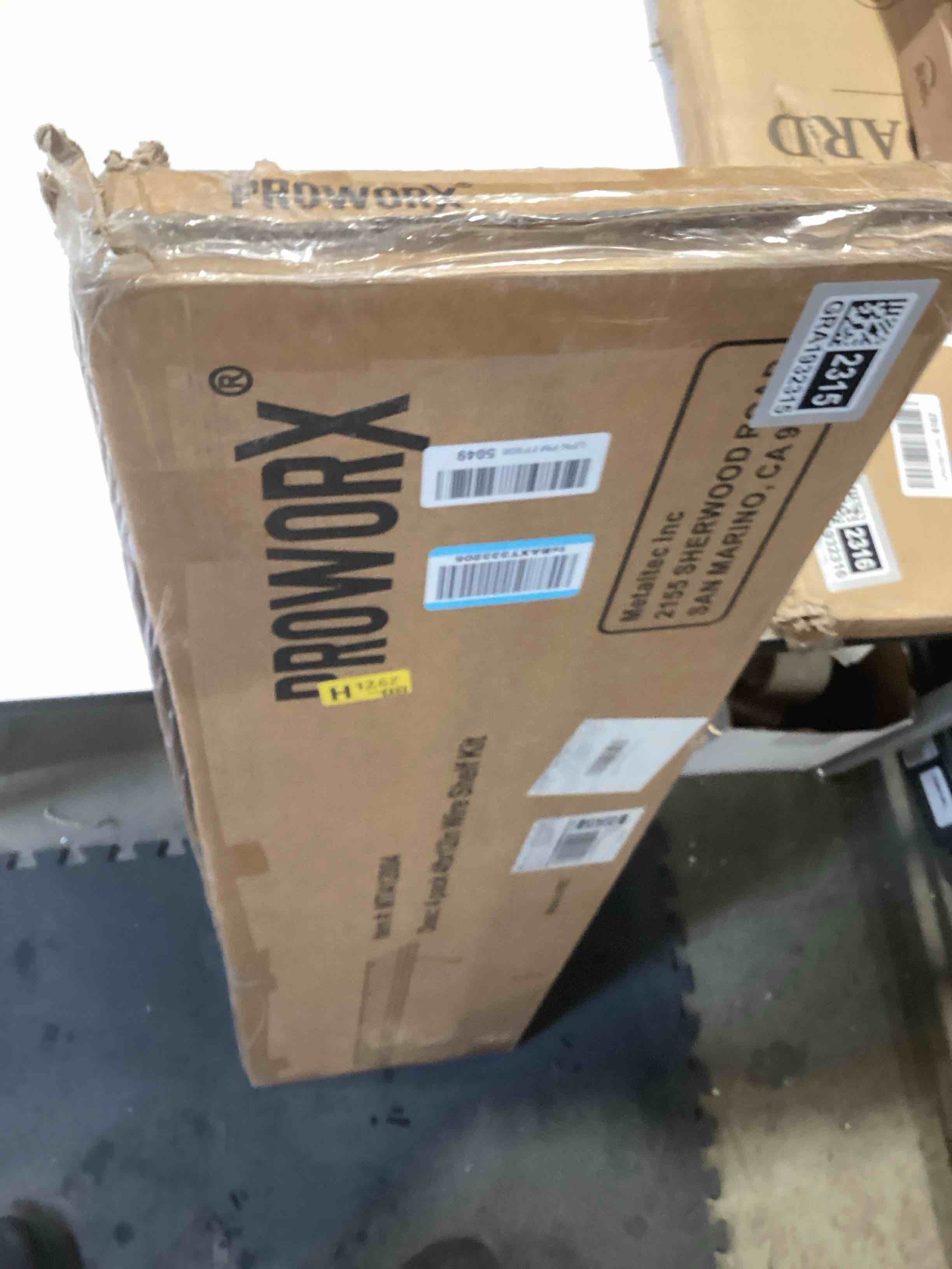 Condition photo showing Good Condition for Closet Shelves Wall Mounted, 4 Pack 4 ft x 12 in White Wire Shelving Kit, Metal Wall Shelf Organizer for Home, Pantry, Laundry Room Storage 4 ft x 12 in-4 Pack