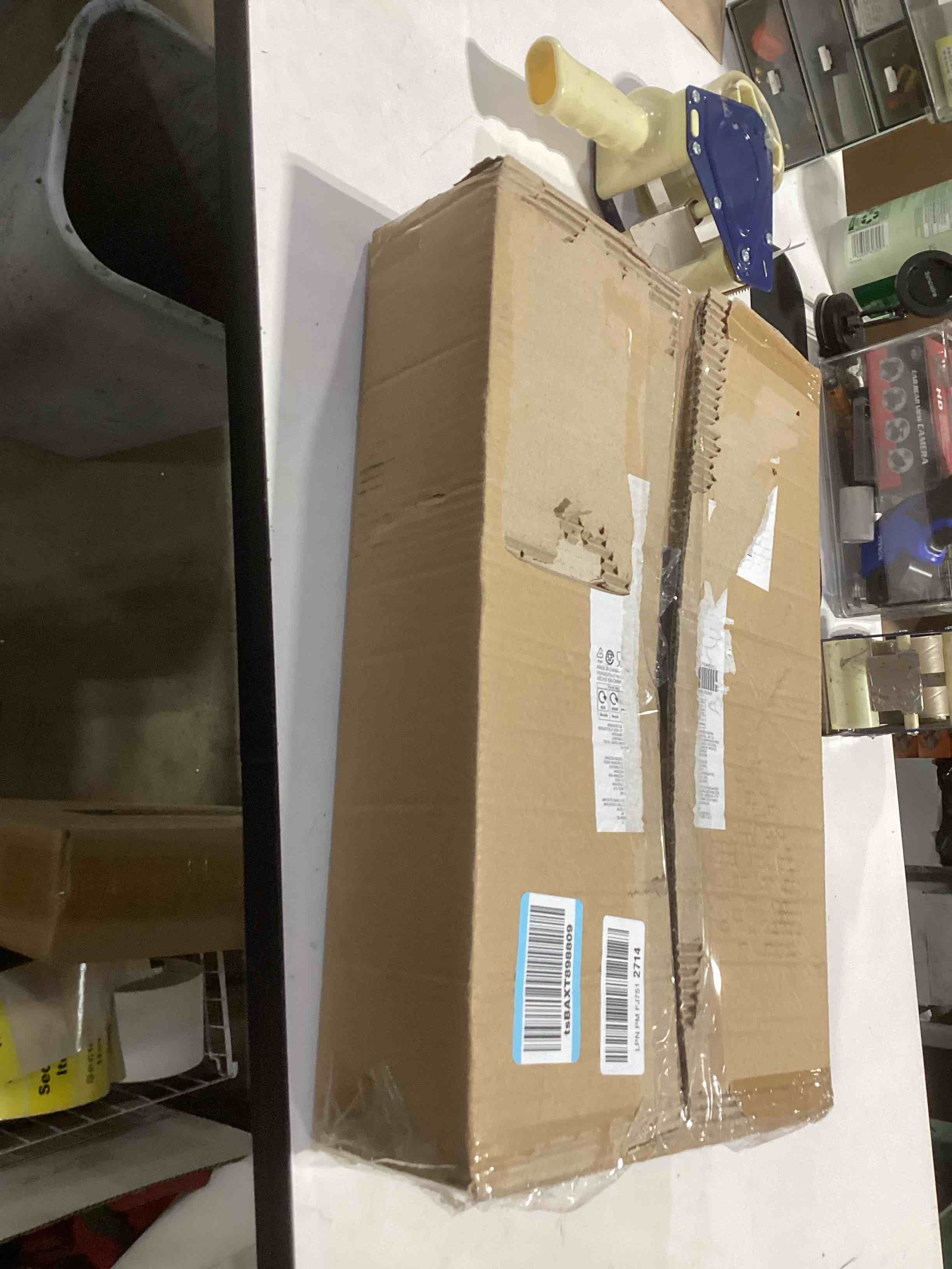 Condition photo showing Good Condition for Amazon Basics 2-Piece Oven Safe, Riveted Handle Stainless Steel Induction Frying Pan Set - Silver, 8-inch & 10-inch