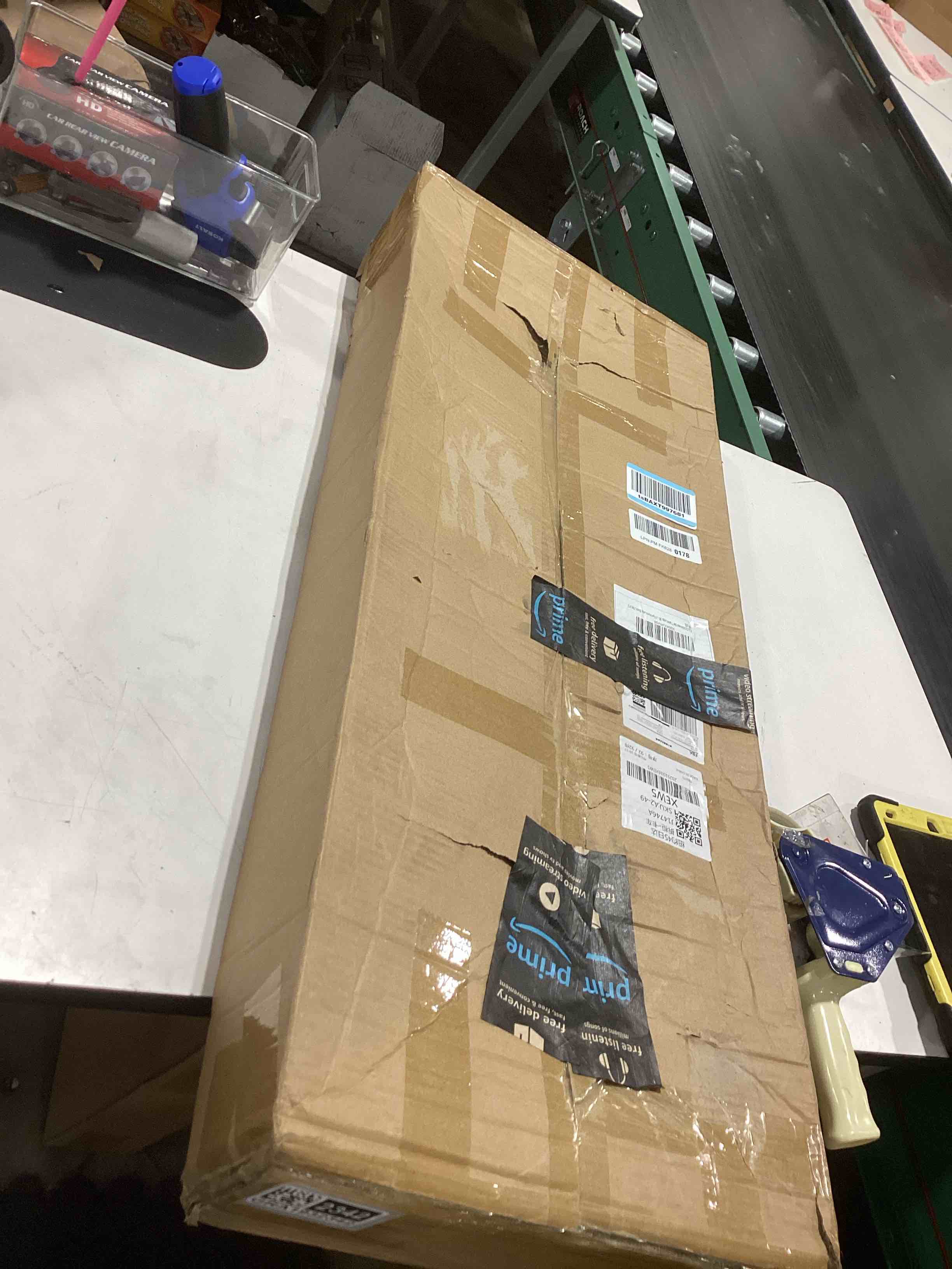 Metal Bar Table Legs, 36 Inch Heavy Duty Dining Table Leg with Adjustment Feet Furniture Legs, Black, Set of 2