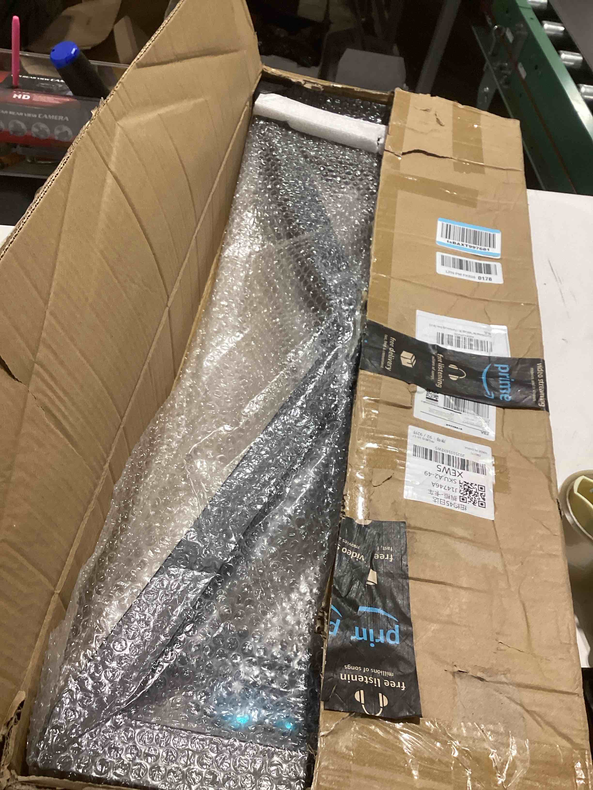 Condition photo showing Good Condition for Metal Bar Table Legs, 36 Inch Heavy Duty Dining Table Leg with Adjustment Feet Furniture Legs, Black, Set of 2