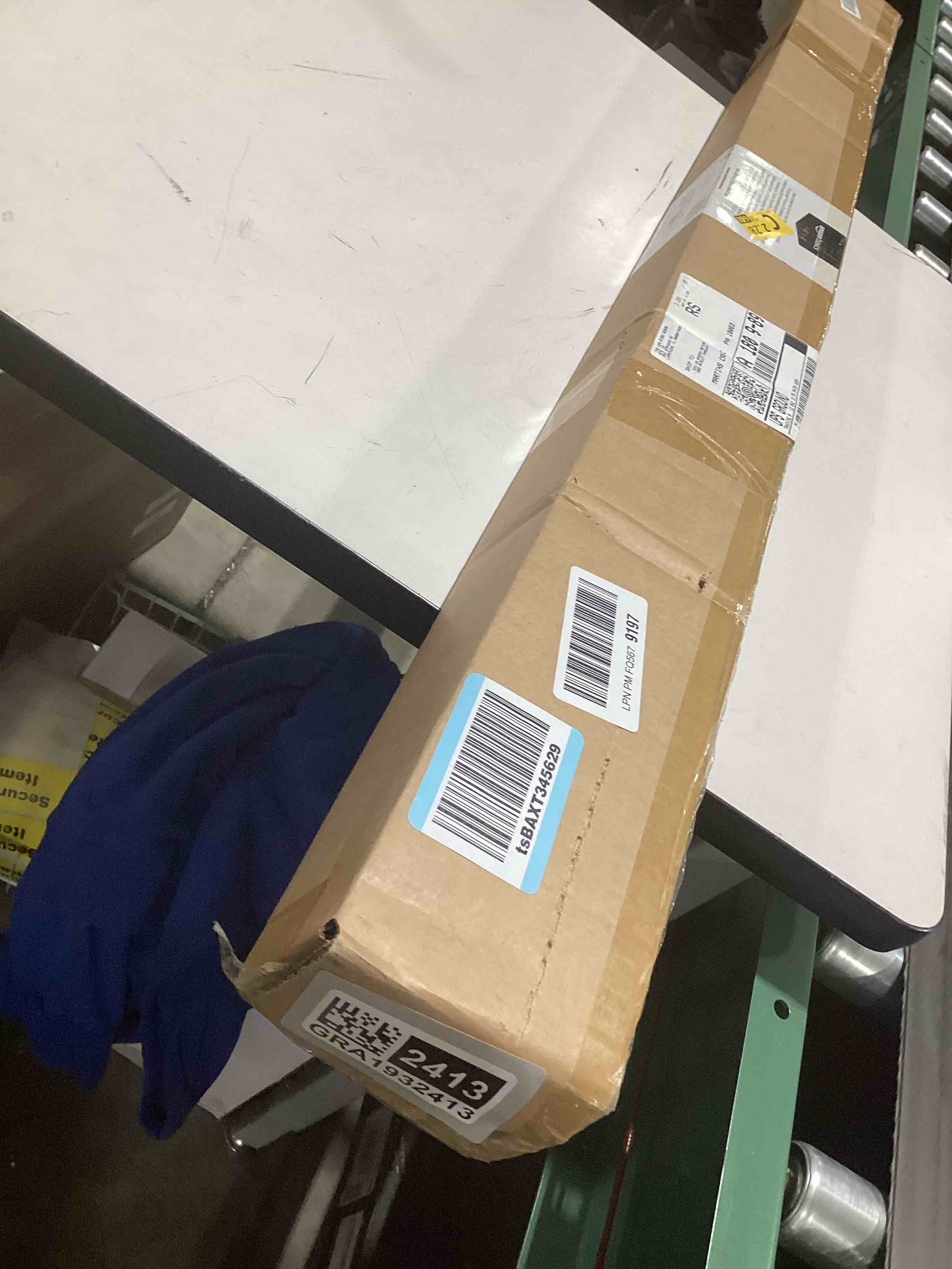 Condition photo showing As Is for Amazon Basics Room Darkening Blackout Curtain Rod for Bedroom and Living Room, Easy Installation, Hardware Included, 88" to 120", Dark Bronze (Espresso) Bronze 88" to 120" Single Rod