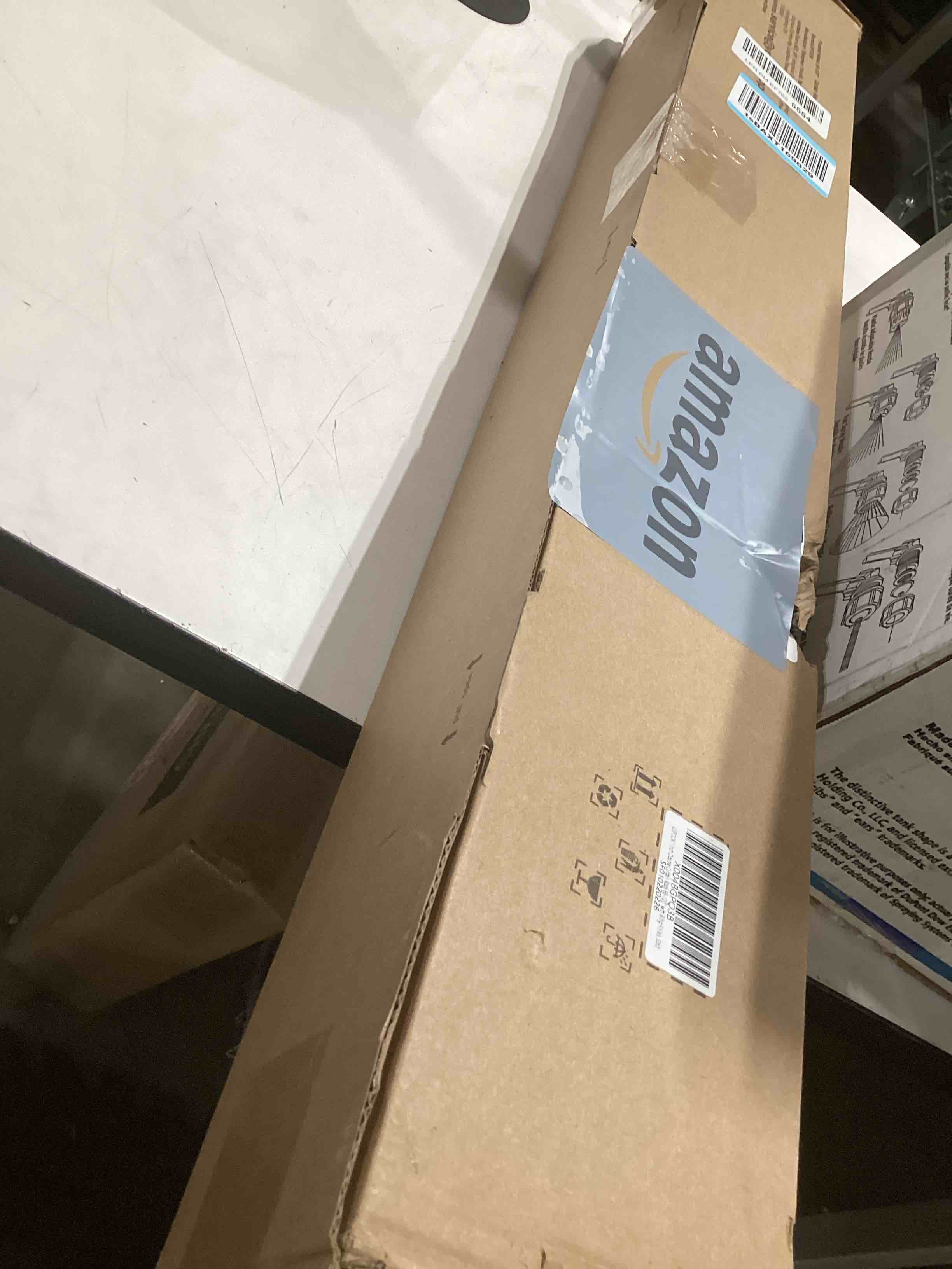 Condition photo showing As Is for 1 Inch Luxury Gold Double Curtain Rods for Windows 66 to 120 Inches(5.5-10ft), USFOOK Adjustable Heavy Duty Drapery Rods, Telescoping Dual Curtain Rod with Translucent Finials, Wall Mounted 66-120" Luxury Gold