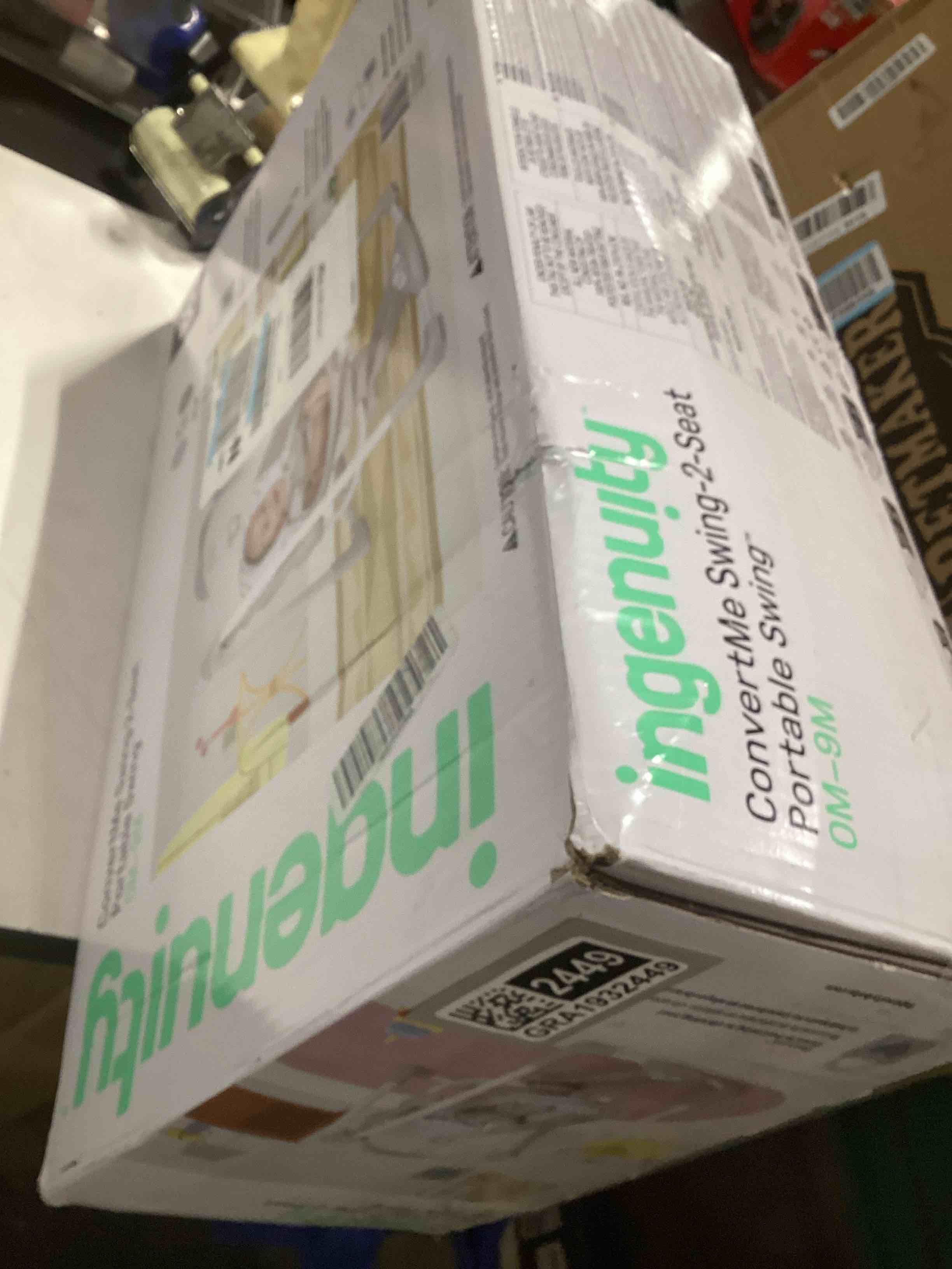 Condition photo showing Good Condition for Ingenuity ConvertMe 2-in-1 Compact Portable Automatic Baby Swing & Infant Seat, Battery-Powered Vibrations, Nature Sounds, 0-9 Months 6-20 lbs (Raylan)