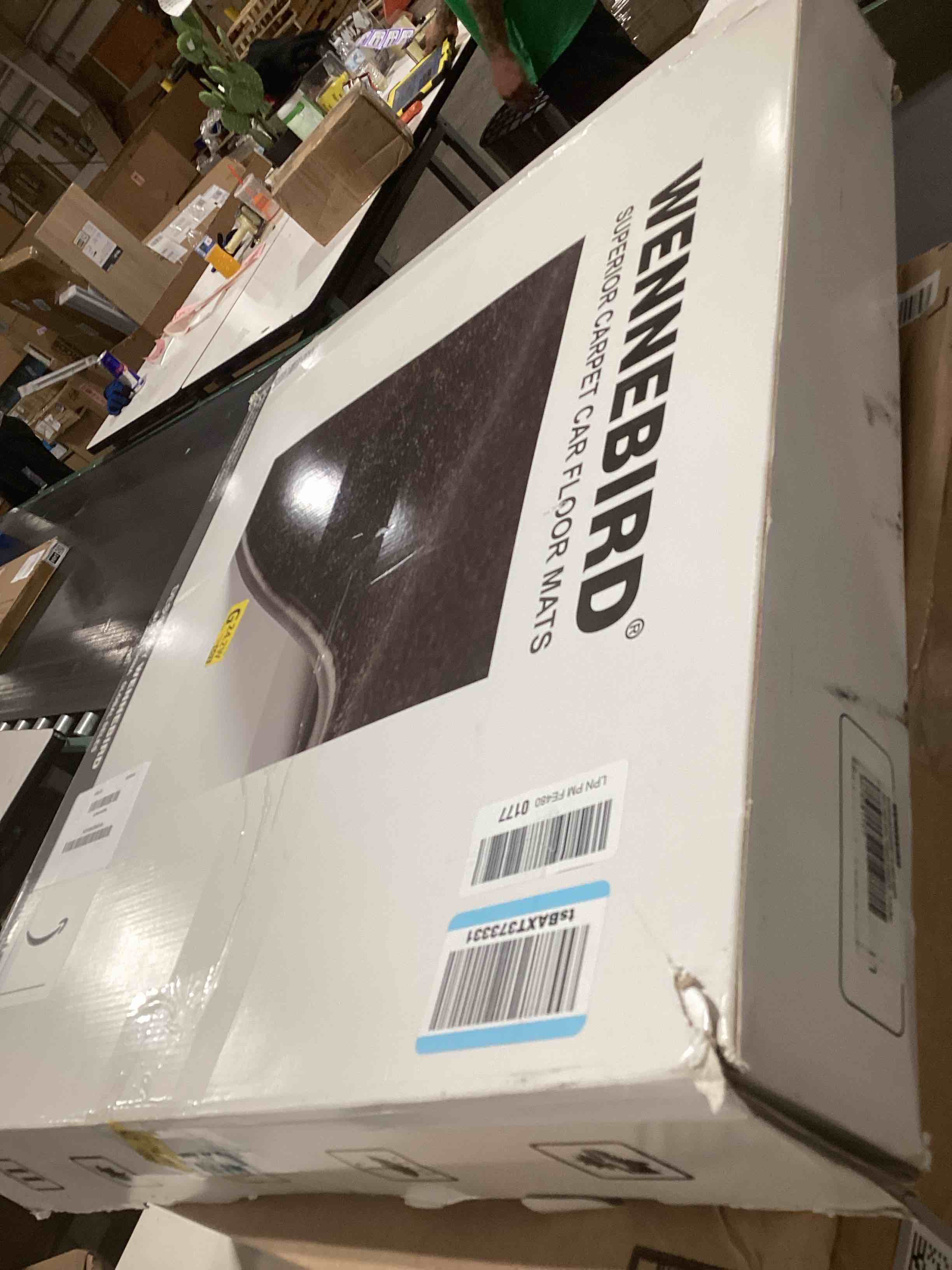 Condition photo showing Good Condition for WENNEBIRD Superior Carpet Floor Mats for 2021-2026 GMC Yukon 8 Seats (Not for XL & 7 Seats), 0.6-Inch Ultra-Thick, Noise-Reducing, All-Weather Waterproof Anti-Slip – 4-Pc Set 2021-2026 Yukon 8 Seats 4-Pc Set Black