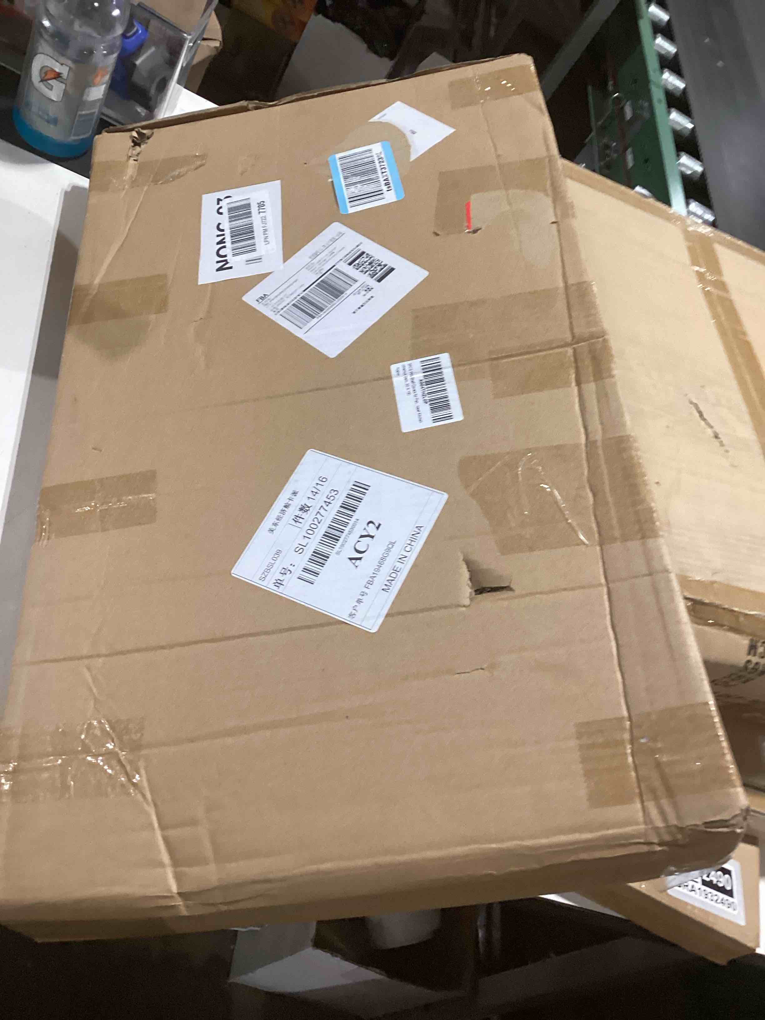 Condition photo showing Good Condition for 5PCS Wire Shelf Covers for Pantry, Preventing Leakage of Items & Removable, PVC Wire Rack Covers for Shelves Closet Kitchen Walnut Grain 30 X 16