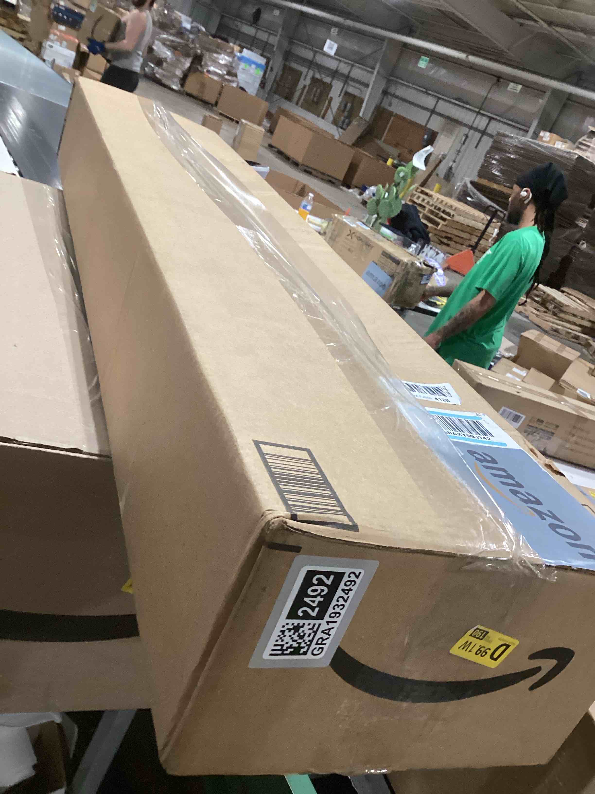 Condition photo showing Good Condition for Door Brush Sweep - Door Sweep for Bottom of Door, Black Screen Door Sweeps for Exterior Doors, Brush Door Seal - 2" Brush x 56" Long 56 Inches Long Black