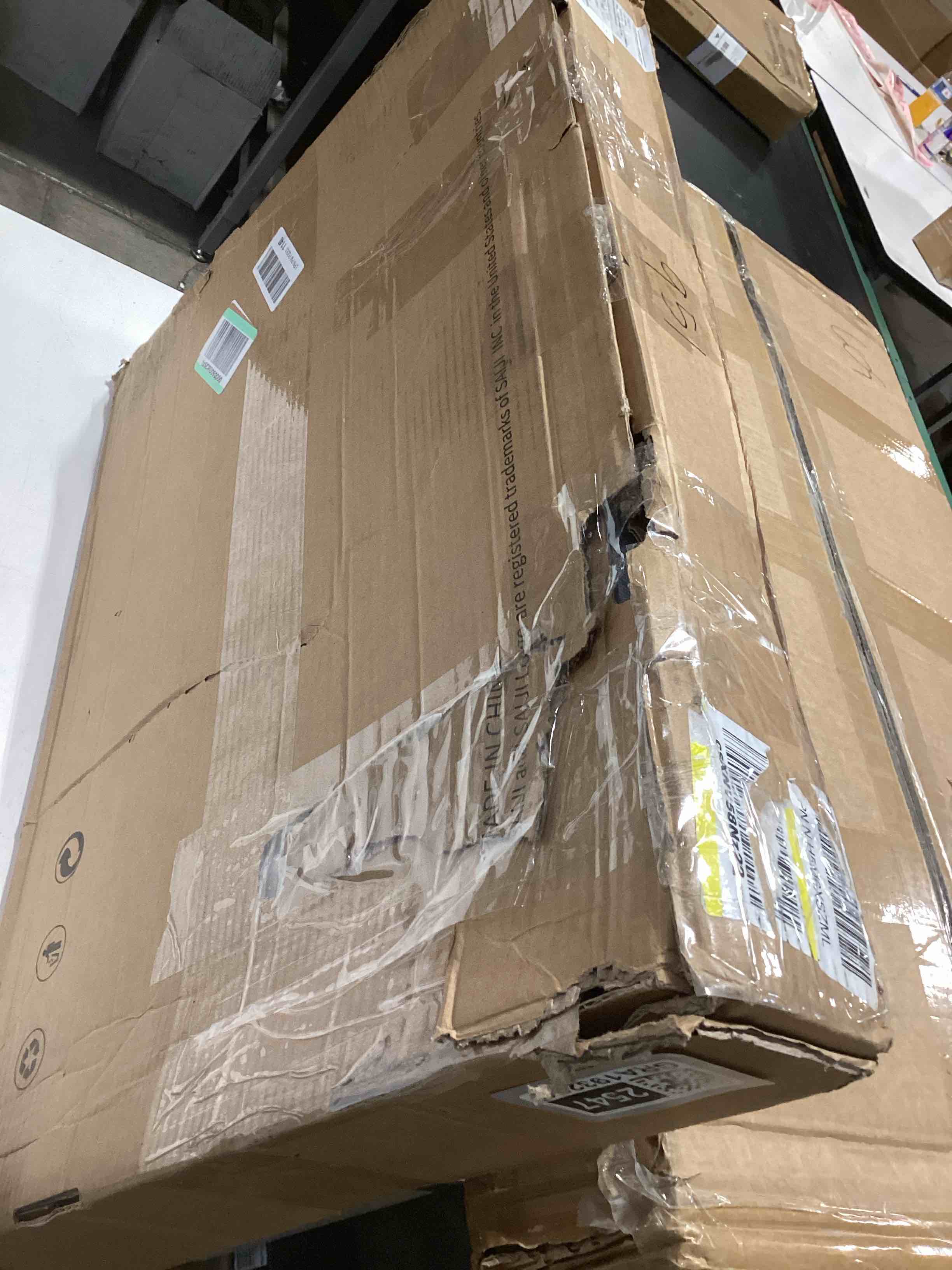 Condition photo showing Good Condition for Laptop Bed Tray Table, SAIJI Adjustable Bed Desk for Laptop, Foldable Laptop Stand with Storage Drawer for Eating, Working, Writing, Gaming, Drawing (White, X-Large)