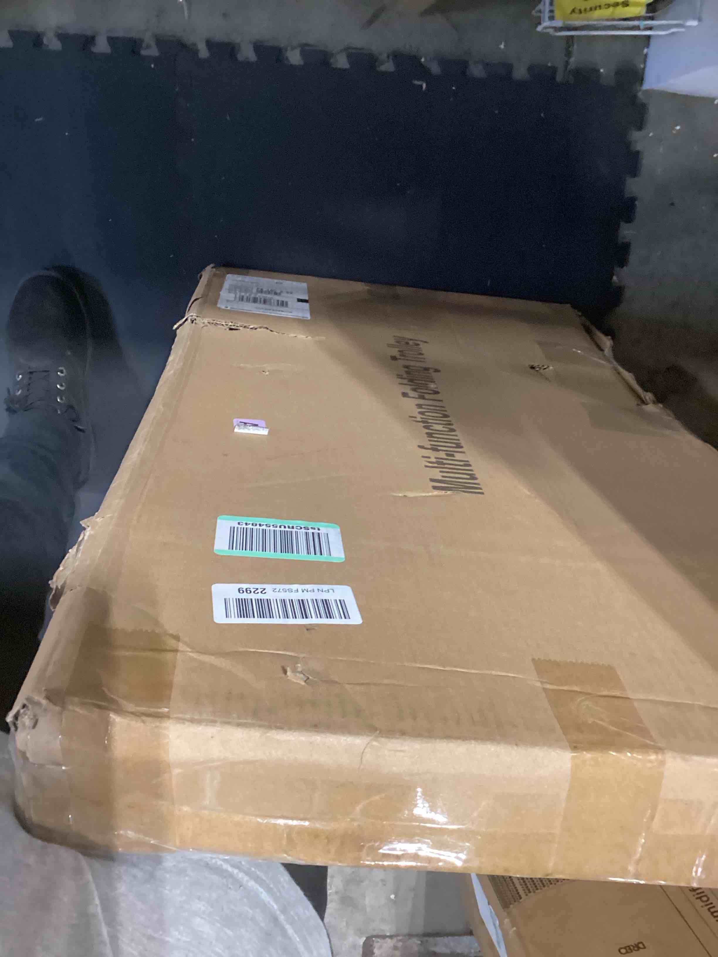 Condition photo showing Good Condition for 380 LB Capacity Folding Hand Truck Heavy Duty Foldable Dolly Cart with Wheels, Aluminum Collapsible Hand Cart Portable Trolley Dolley with Telescoping Handle for Moving Use Gorpuire