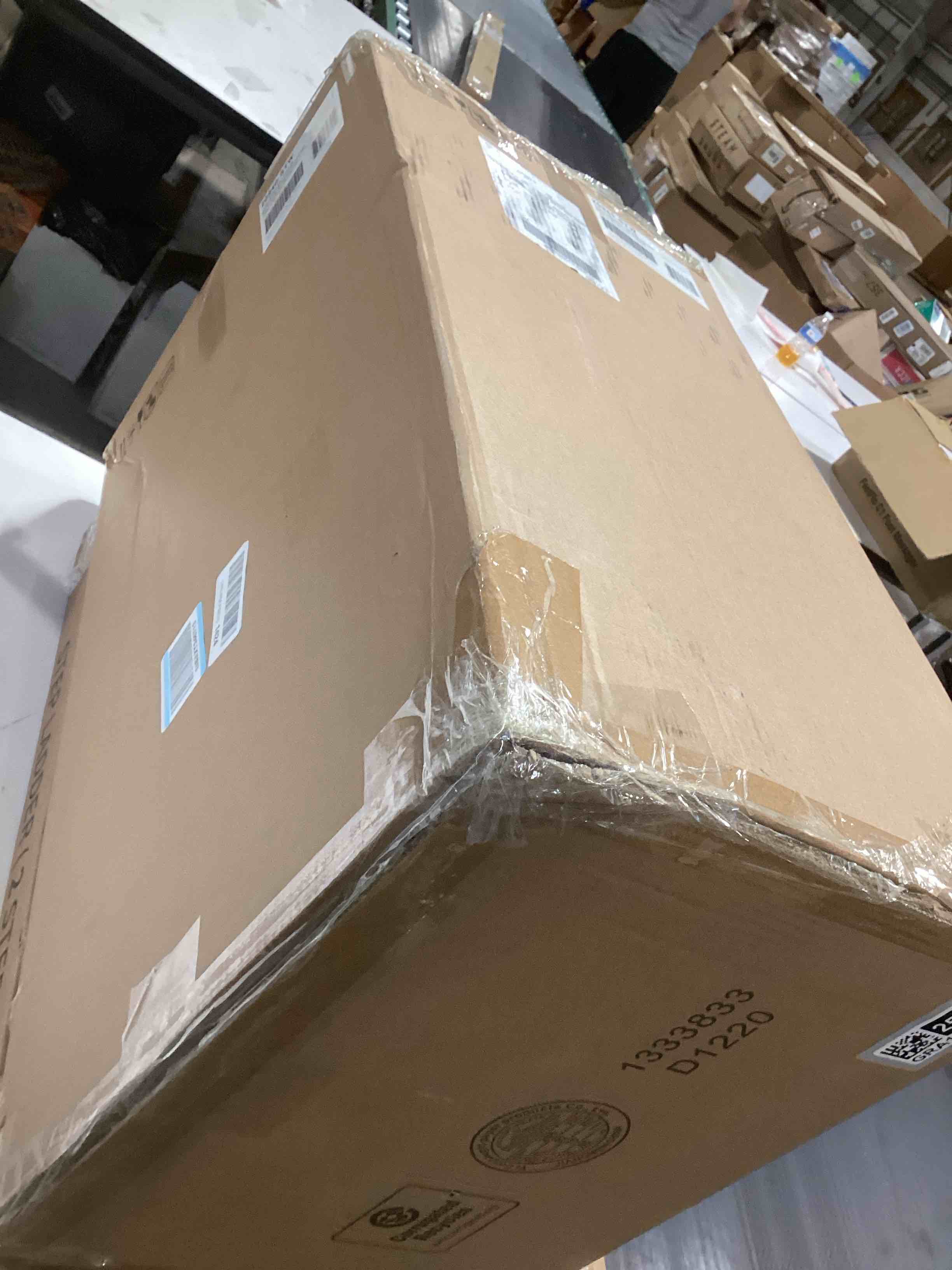 Condition photo showing Good Condition for KOHLER 13-Gallon Stainless Steel Step Trash Can, White Stainless Steel, Hands-Free Pedal, Quiet-Close Lid, Fingerprint-Resistant, Durable, K-20940-STW