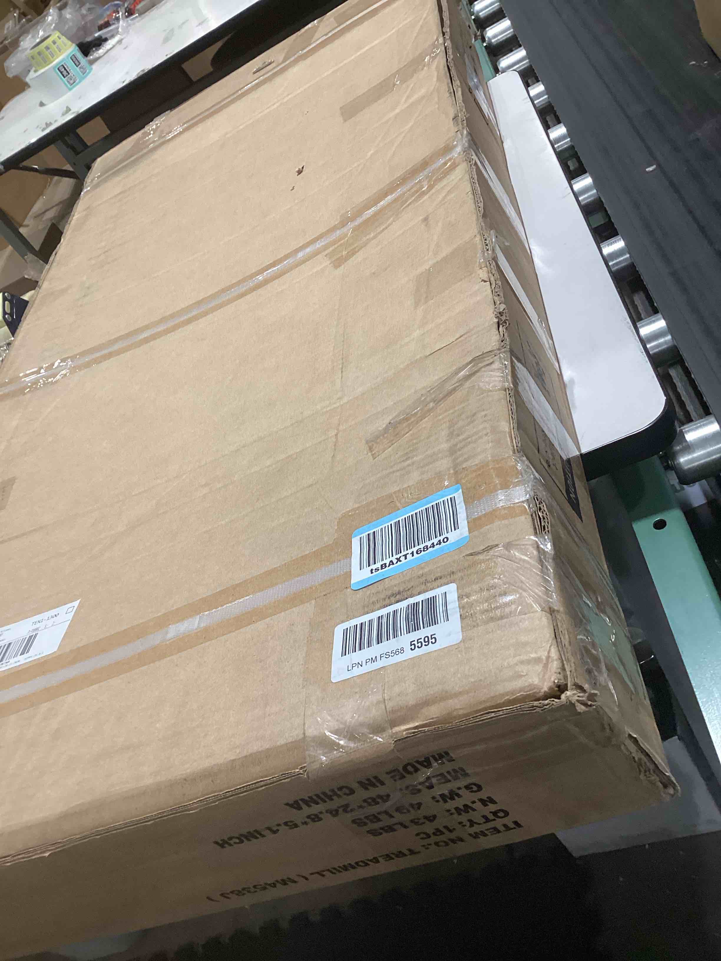 Condition photo showing As Is for Foldable Treadmill with Incline, Walking Pad with Handle Bar 3 Level Incline, Portable Folding Treadmills for Home/Office 300 Lbs Capacity, Quiet Desk Treadmill with Remote Control & APP Treadmill with Handles