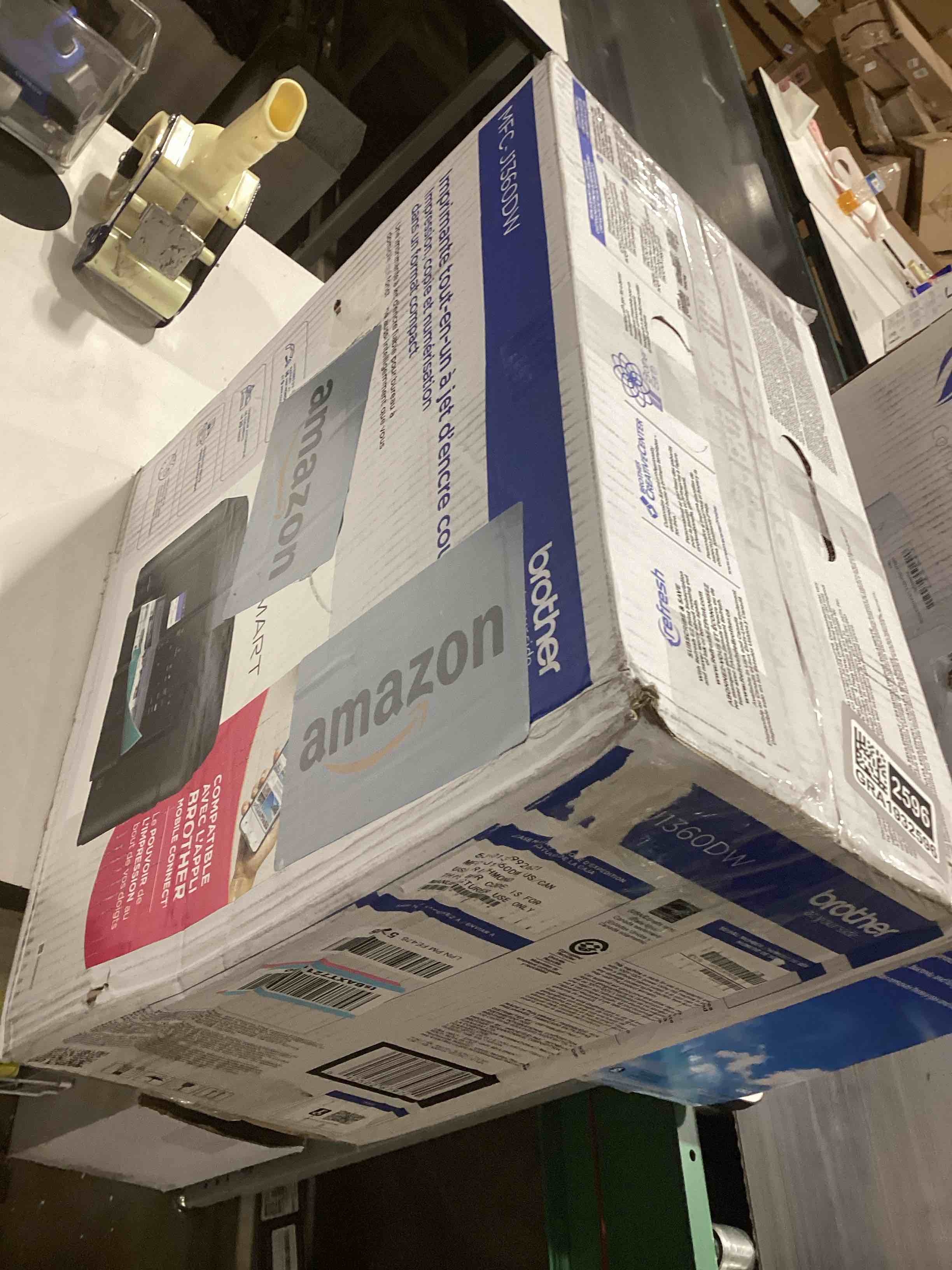 Condition photo showing As Is for Brother Work Smart 1360 Wireless Color Inkjet All-in-One Printer with Automatic Duplex Printing and 1.8” Color Display | Includes Refresh Subscription Trial(1) (MFC-J1360DW) (Uses LC501 Series Inks) Current Model: MFCJ1360DW New