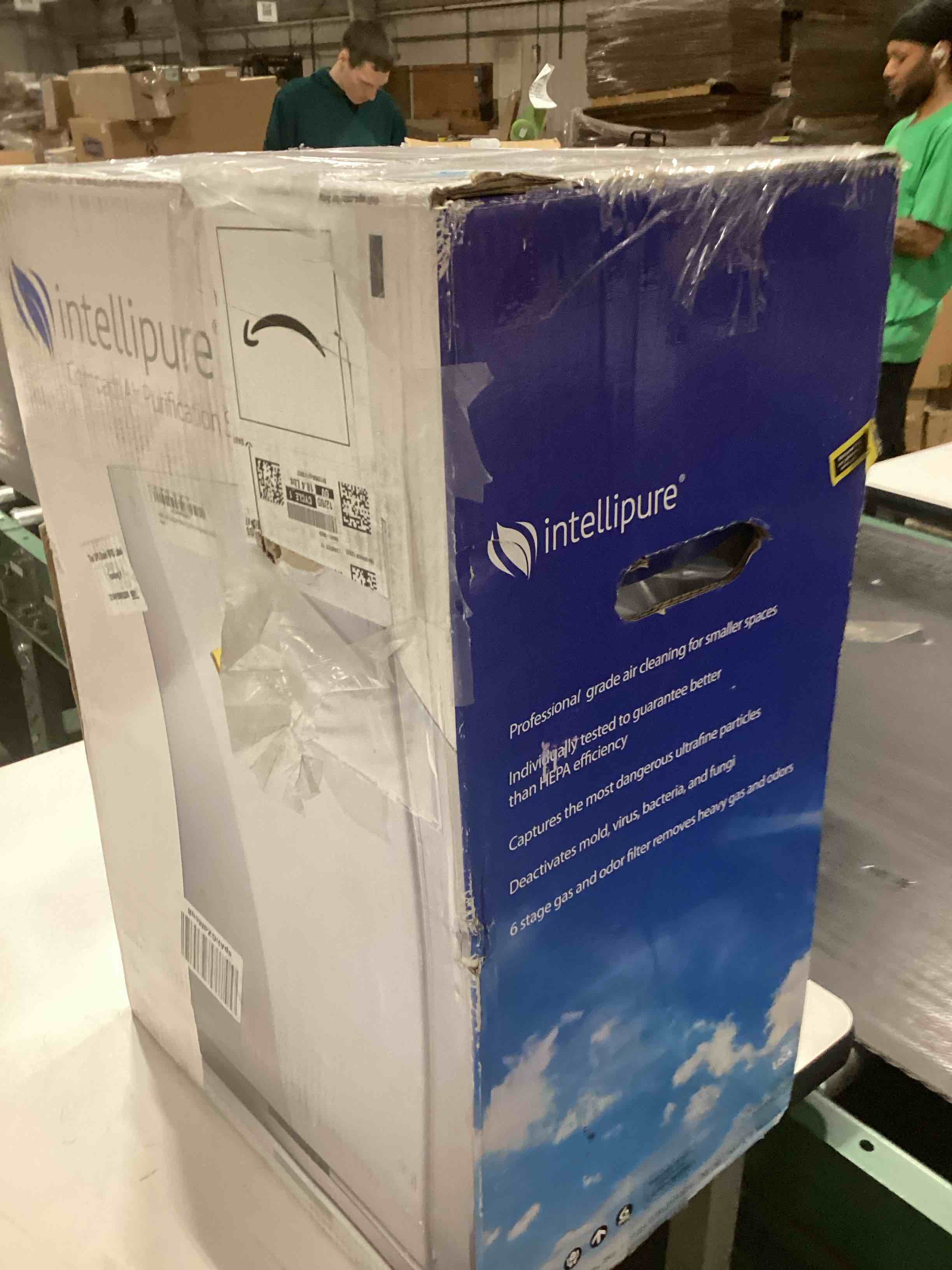 Condition photo showing As Is for Intellipure Compact HEPA Air Purifier for Wildfire Smoke, Allergies, Dust, Mold, Pet Dander, Removes 99.9% of Airborne Particles 1 Pack