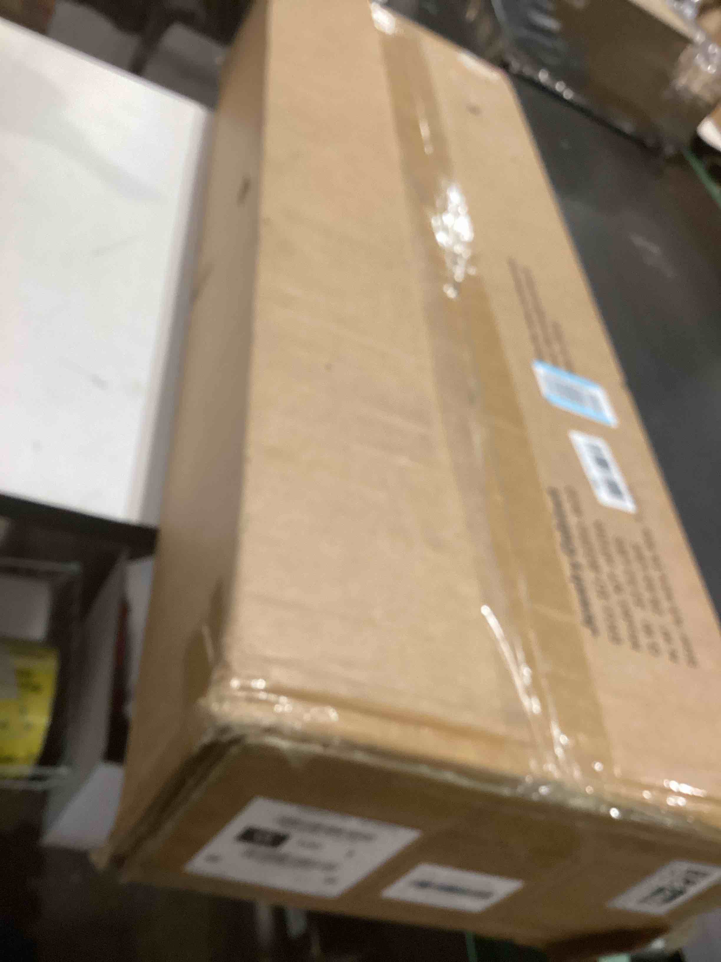 Condition photo showing As Is for Nicetree Jewelry Cabinet Armoire with 2 Drawers, Lockable Standing Jewelry Mirror Cabinet, Full Length Mirror with Jewelry Storage, Rustic Brown