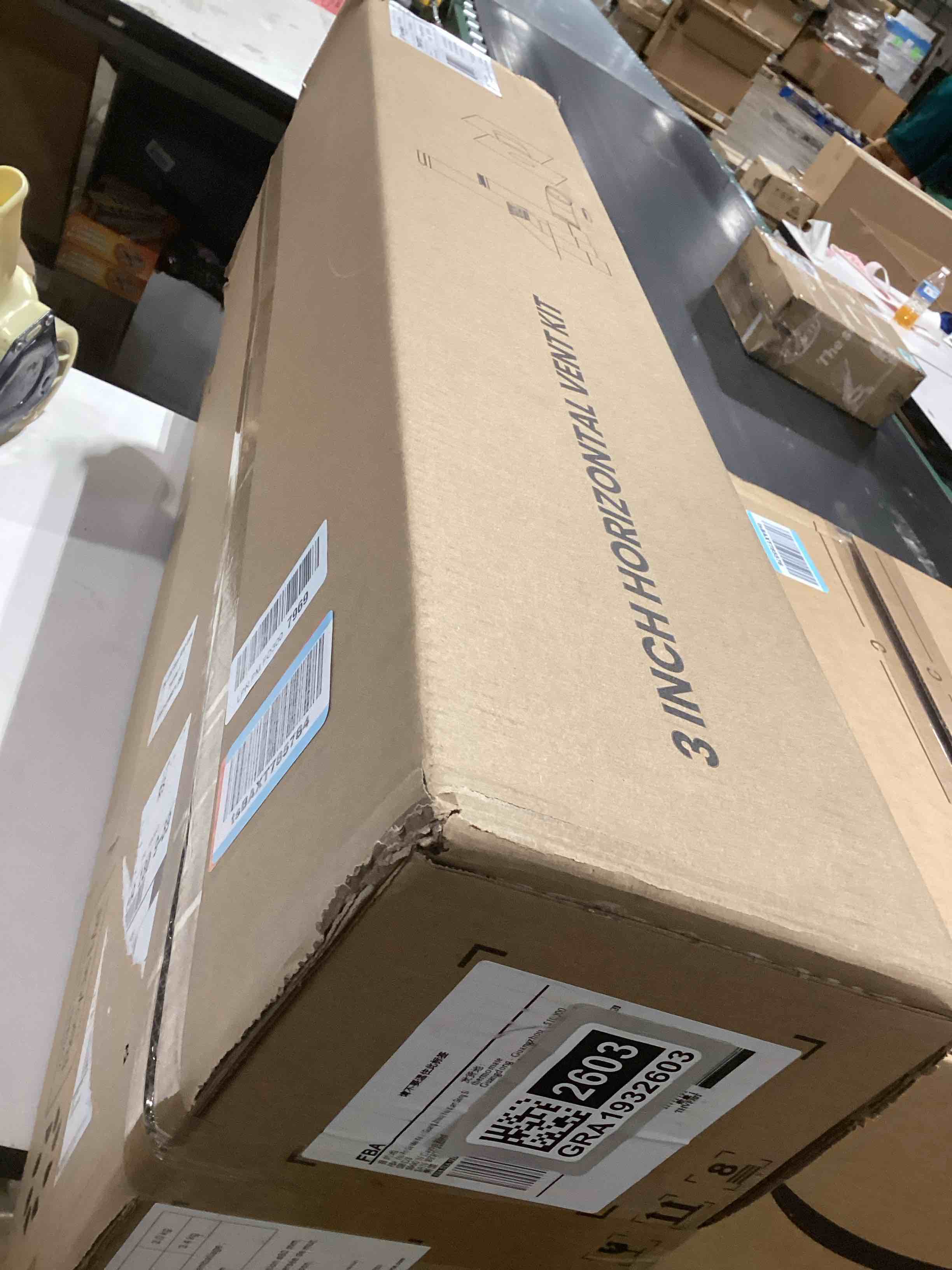 Condition photo showing Good Condition for ThermoMate 3" Horizontal Stainless Steel Vent Pipe Kit for Gas Tankless Water Heater, Includes 3" Termination Hood, 3" 90 Degree Elbow, 2 x 3" Vent Pipe, 3" Adjustable Wall Thimble