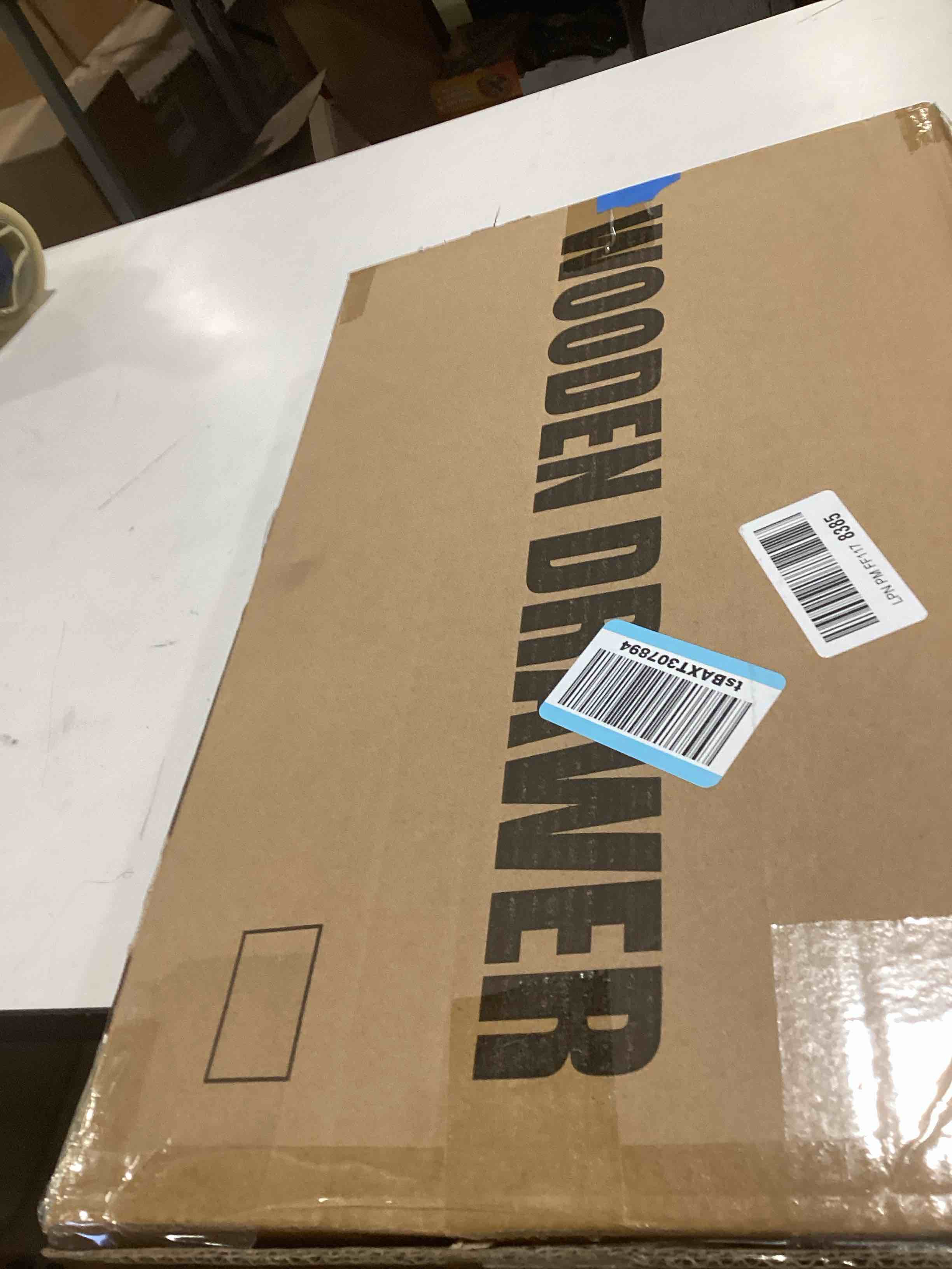 Condition photo showing Good Condition for Pull Out Cabinet Organizer, Soft Close Wooden Slide Out Drawers for Pots and Pans, Full-extension Roll Out Shelves for Kitchen Cabinets, Pantry Organization, Bottom & Side Mount(15"W X 21"D x 3.4''H) 15"W-21"D(1Pack)