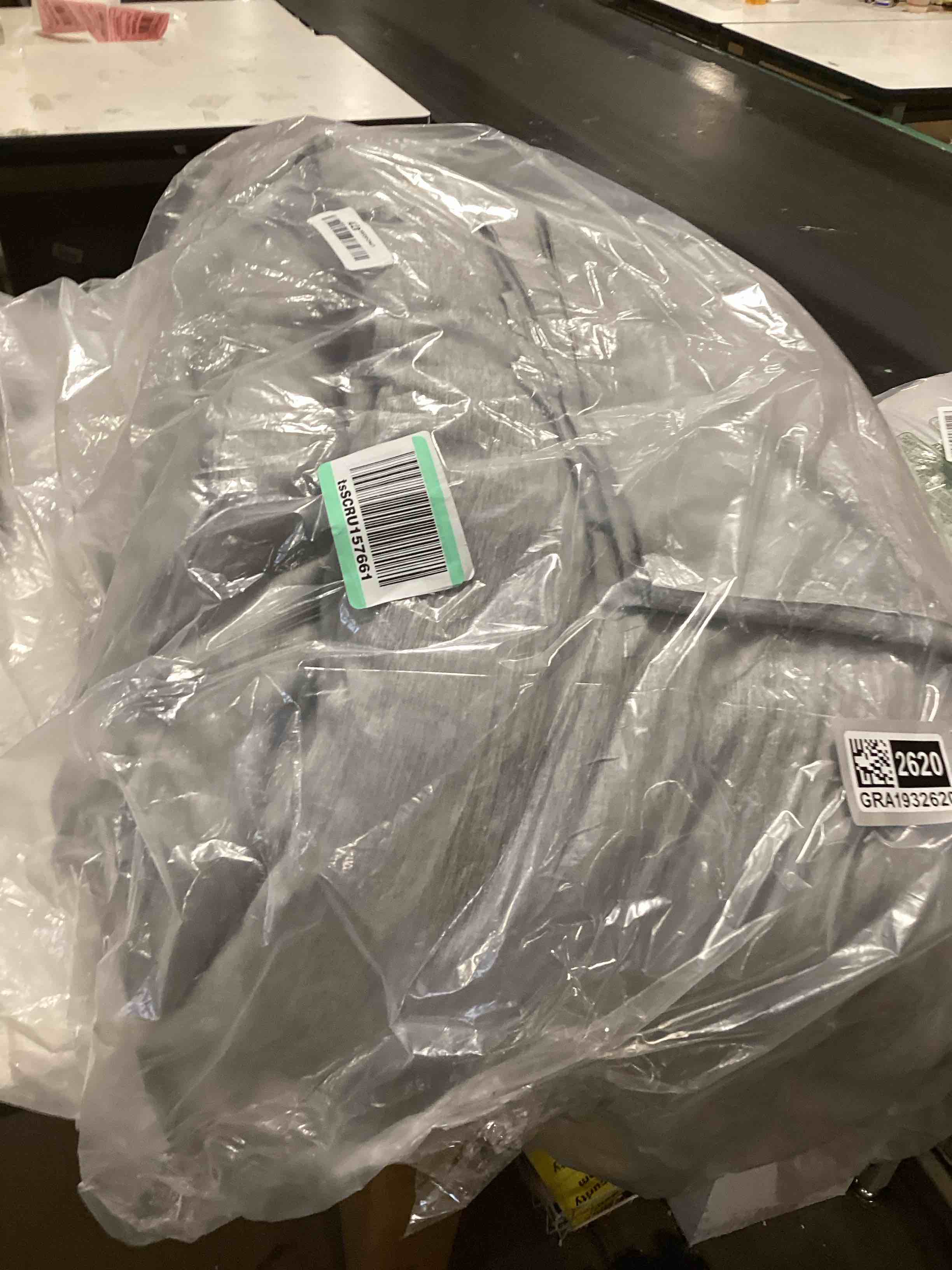 Condition photo showing Good Condition for Bedsure Super King Comforter Set - Dark Grey Soft Bedding for All Seasons, Cationic Dyed Bed Set, 3 Pieces, 1 Super King Size Comforter (120"x120") and 2 Pillow Shams (20"x36"+2") Super King(3-piece with Sheet Set) 02 - Dark Grey