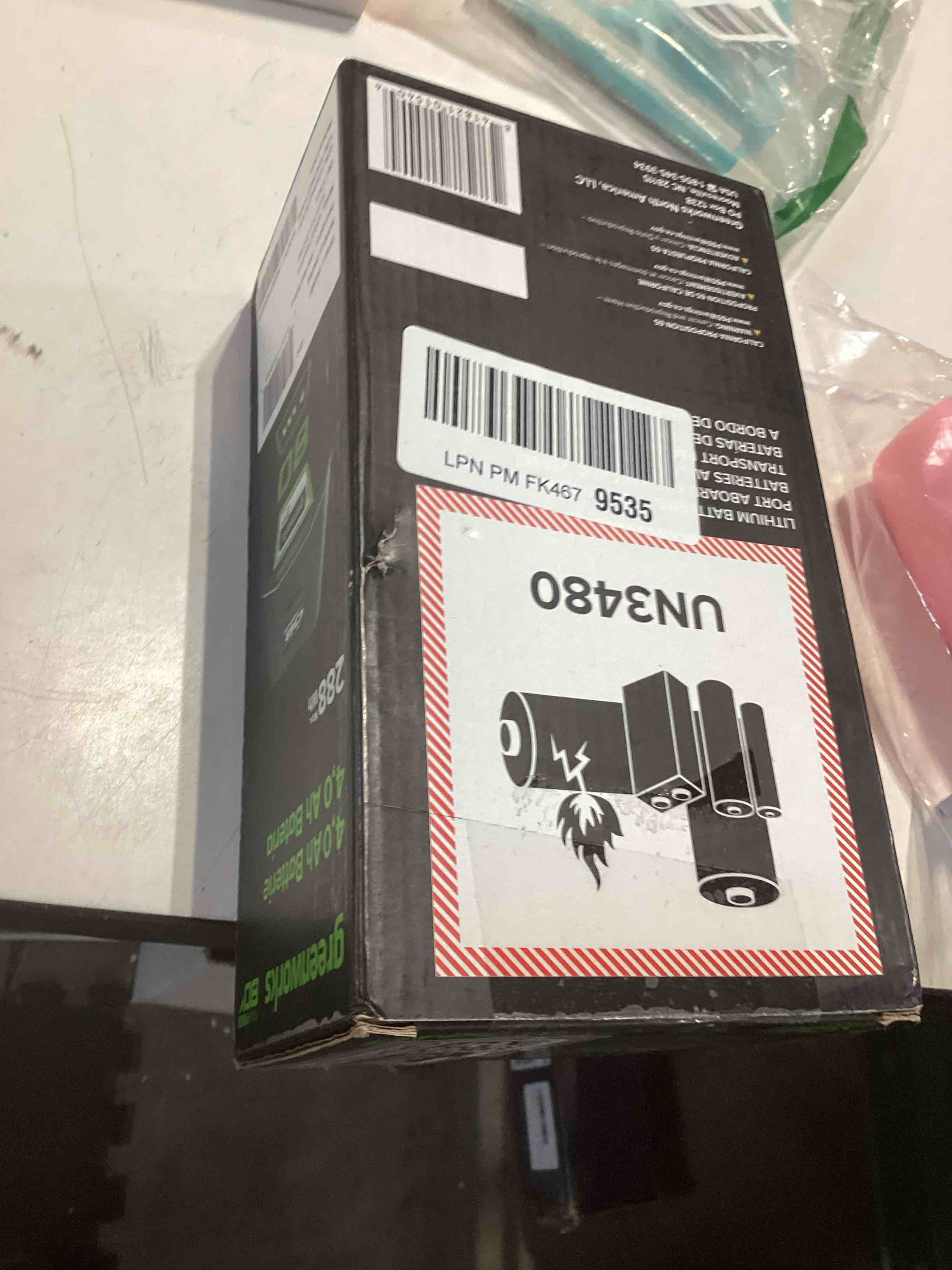 Condition photo showing Good Condition for Greenworks PRO 80V 4.0Ah Lithium-Ion Battery ((Genuine Greenworks Battery / 75+ Compatible Tools)