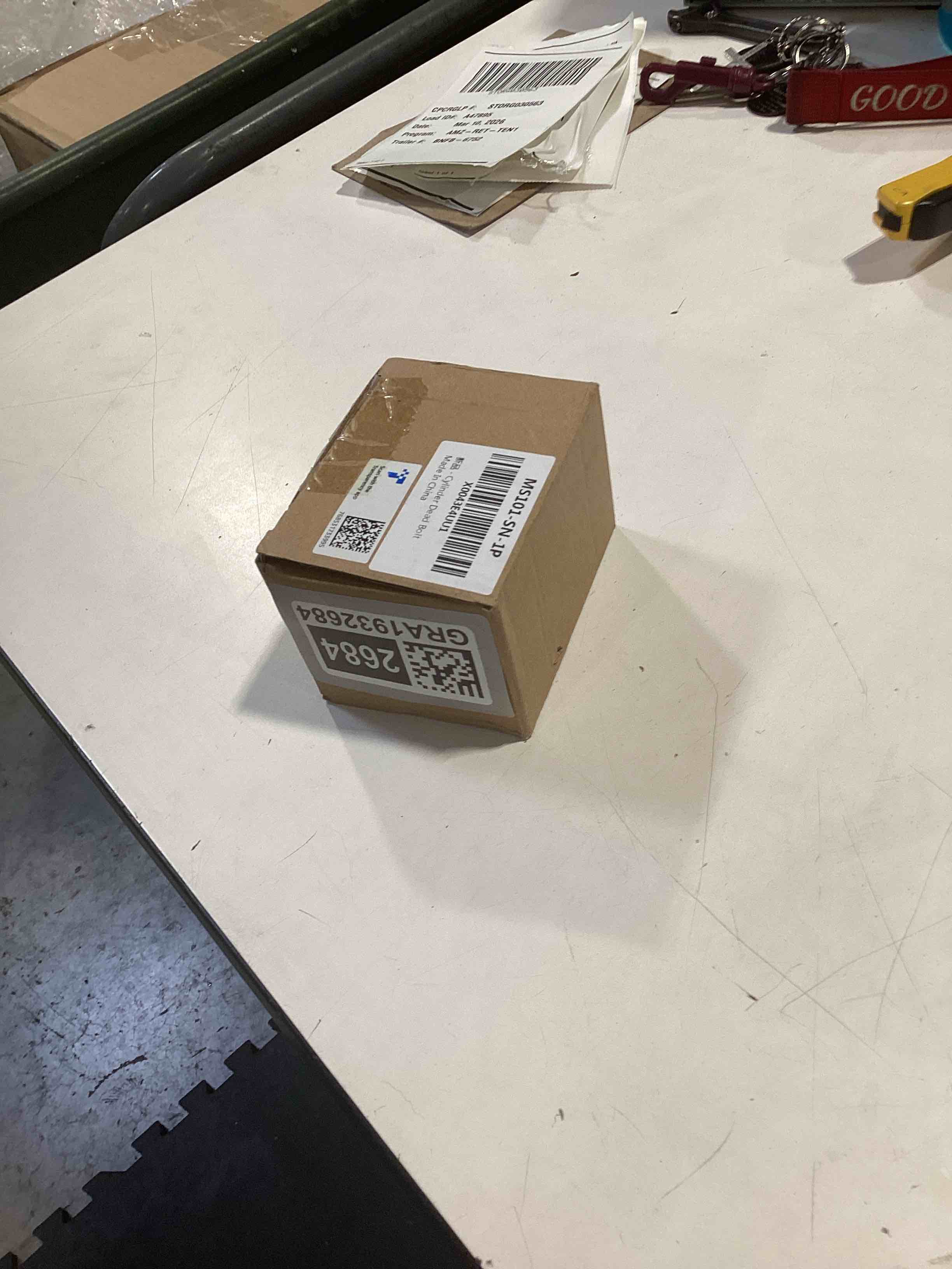 Condition photo showing Good Condition for Comfhouse 1 Side Keyed Deadbolt Lock,Single Cylinder Dead Bolt, Satin Nickel Round Exterior Keyed Front Entry Inside Door Deadbolt 1 Pack Single Cylinder Dead Bolt Satin Nickel