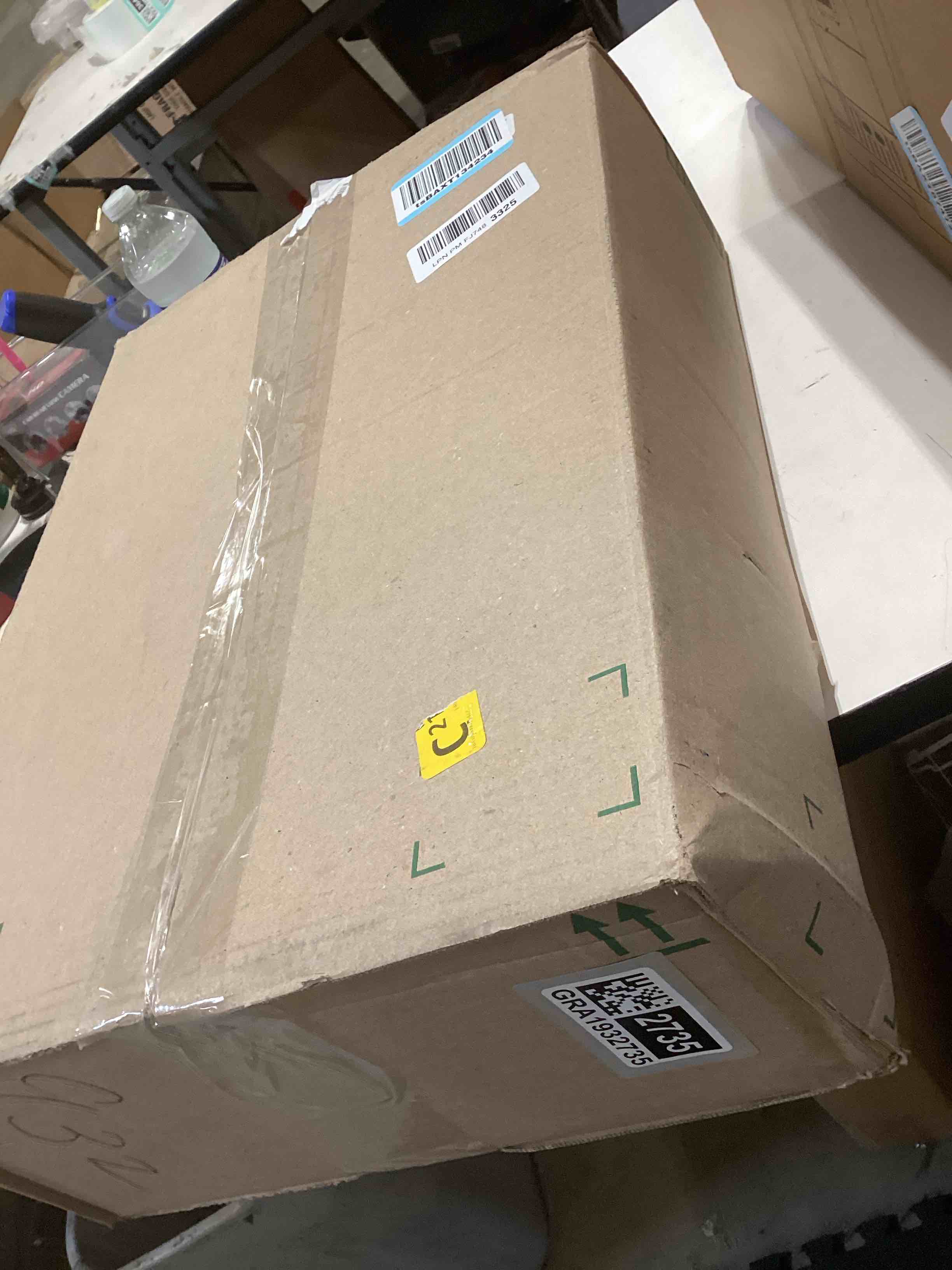 Condition photo showing As Is for Whitmor 36 Pair Over-The-Door Rack-Gunmetal Gray Shoe Organizer Shoe Rack Gunmetal Gray