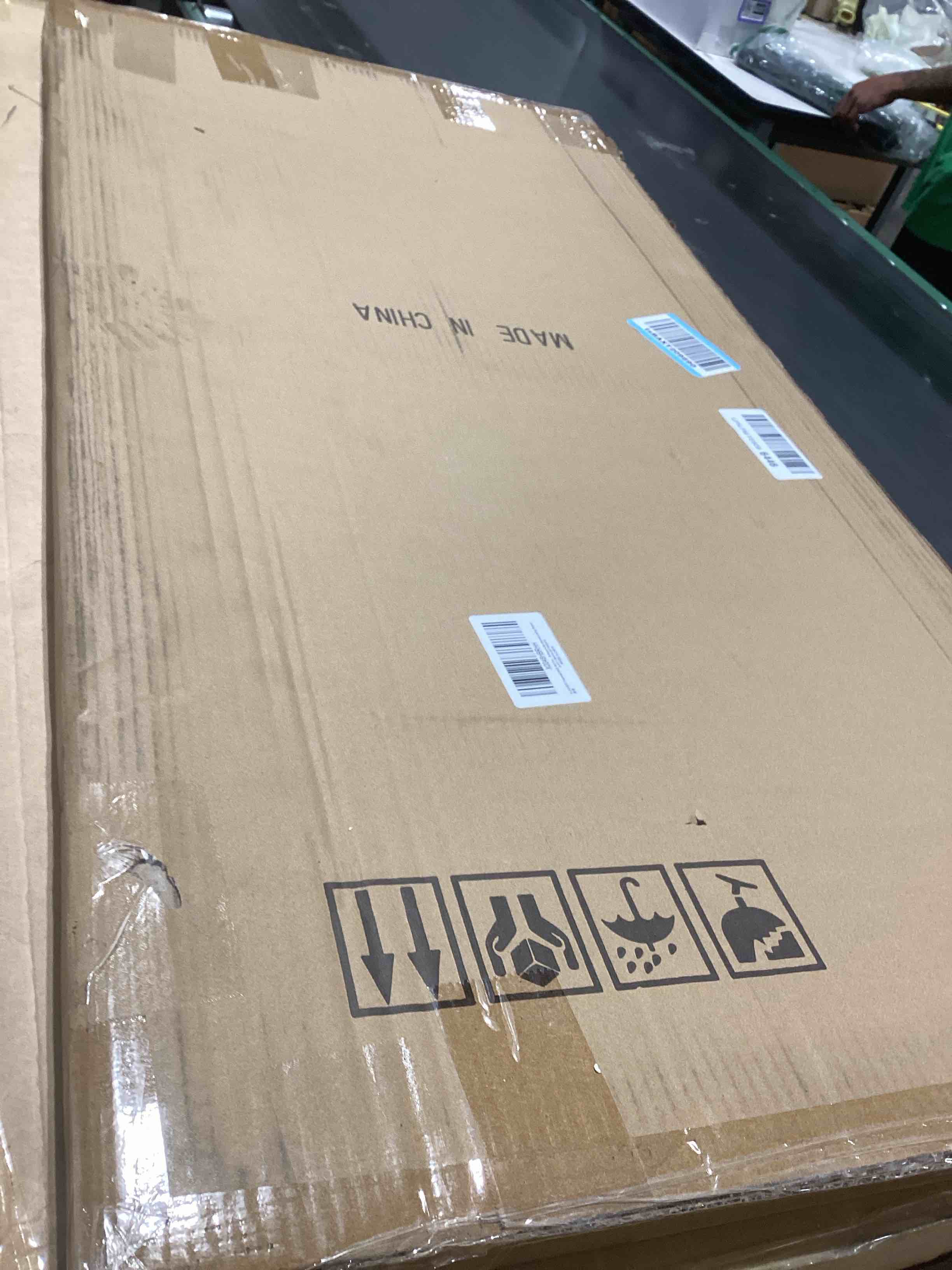 Condition photo showing Good Condition for XLSJERST Framed Wall Art for Bedroom Decor - Farmhouse Boho Beach Coastal Vintage Floral Ocean Wall Picture Daisy Flowers Sea Canvas Print Nautical Neutral Seascape Artwork for Home Living Room Grey 40 x 20 inches