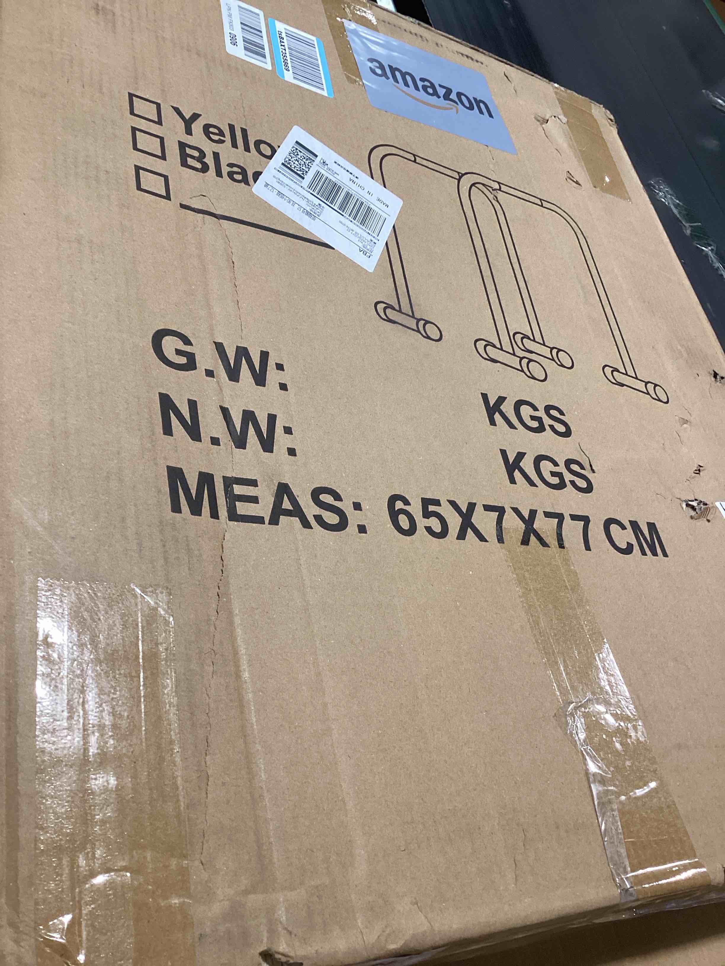 Condition photo showing Good Condition for Handle Bar for Walking Pad Only, Compatible with Walking Pad 19.7'' Wide, Adjustable Handrail Height (Max 37.4''), Non-Slip Feet, Easy to Assemble, Stable Design, Black