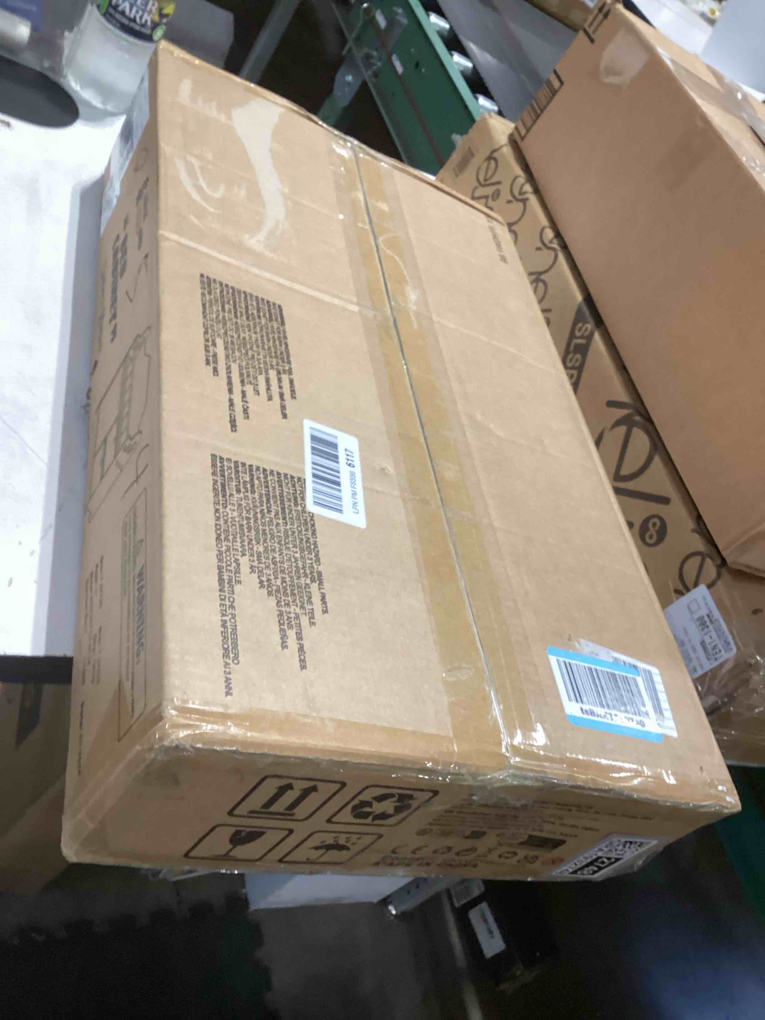 Condition photo showing Good Condition for ROBOTIME Baby Doll Crib, Wooden Doll Bed, Toy Baby Crib with Storage, Bedding, and Wooden Hooks, Doll Crib Fits Dolls up to 21", Doll Furniture for American Girls Ages 3+ (Pink) Pink-Modern