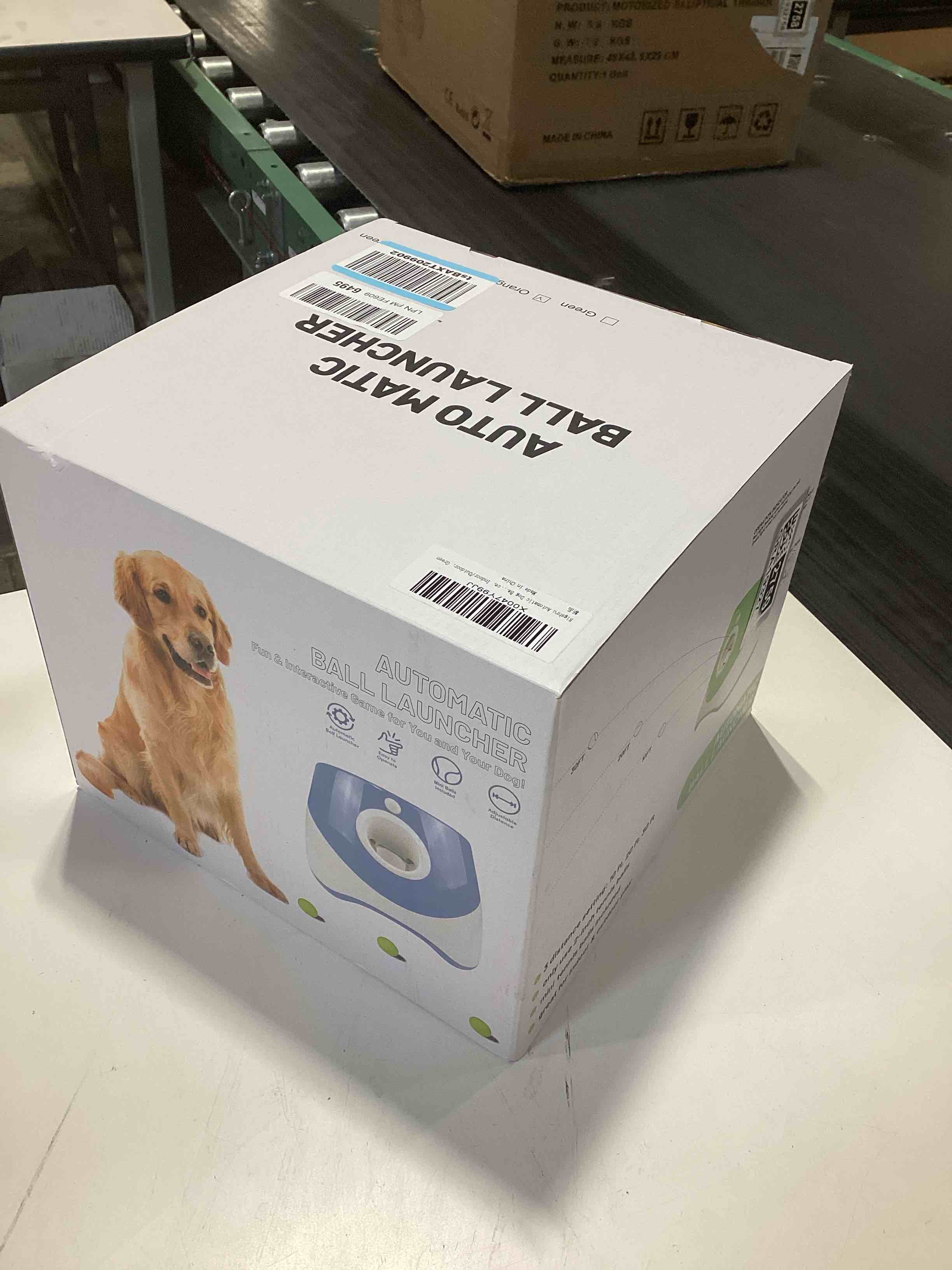 Condition photo showing As Is for Interactive Automatic Ball Launcher for Dogs - 12 Tennis Balls,BallLauncher for Medium & Small Dogs, Self-Throwing Machine,Dog Ball Thrower Launcher