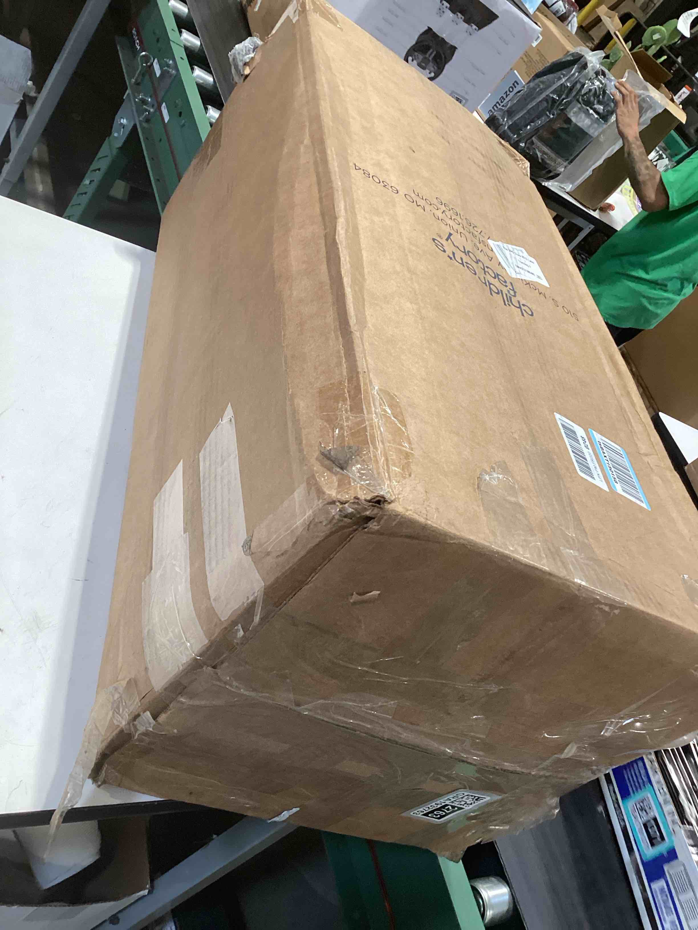 Condition photo showing Good Condition for Angeles 30" x 6' Quiet Divider With Sound Dampening Panels, Freestanding Room Divider Wall, Blue Blue 30" X 6'