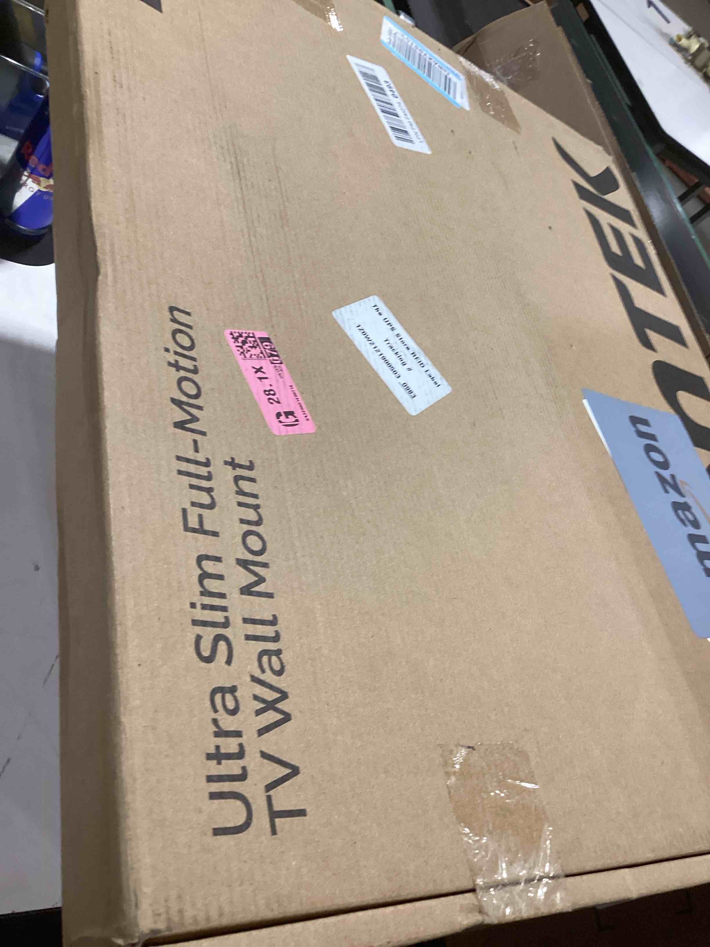 Condition photo showing Good Condition for monTEK 0.77" Ultra Slim TV Wall Mount for 37-75 Inch TVs, Thin Low Profile Full Motion TV Wall Mount with Articulating Dual Arms, 4X Weight Tested, Max VESA 400x400mm, Fits 16/18" Studs
