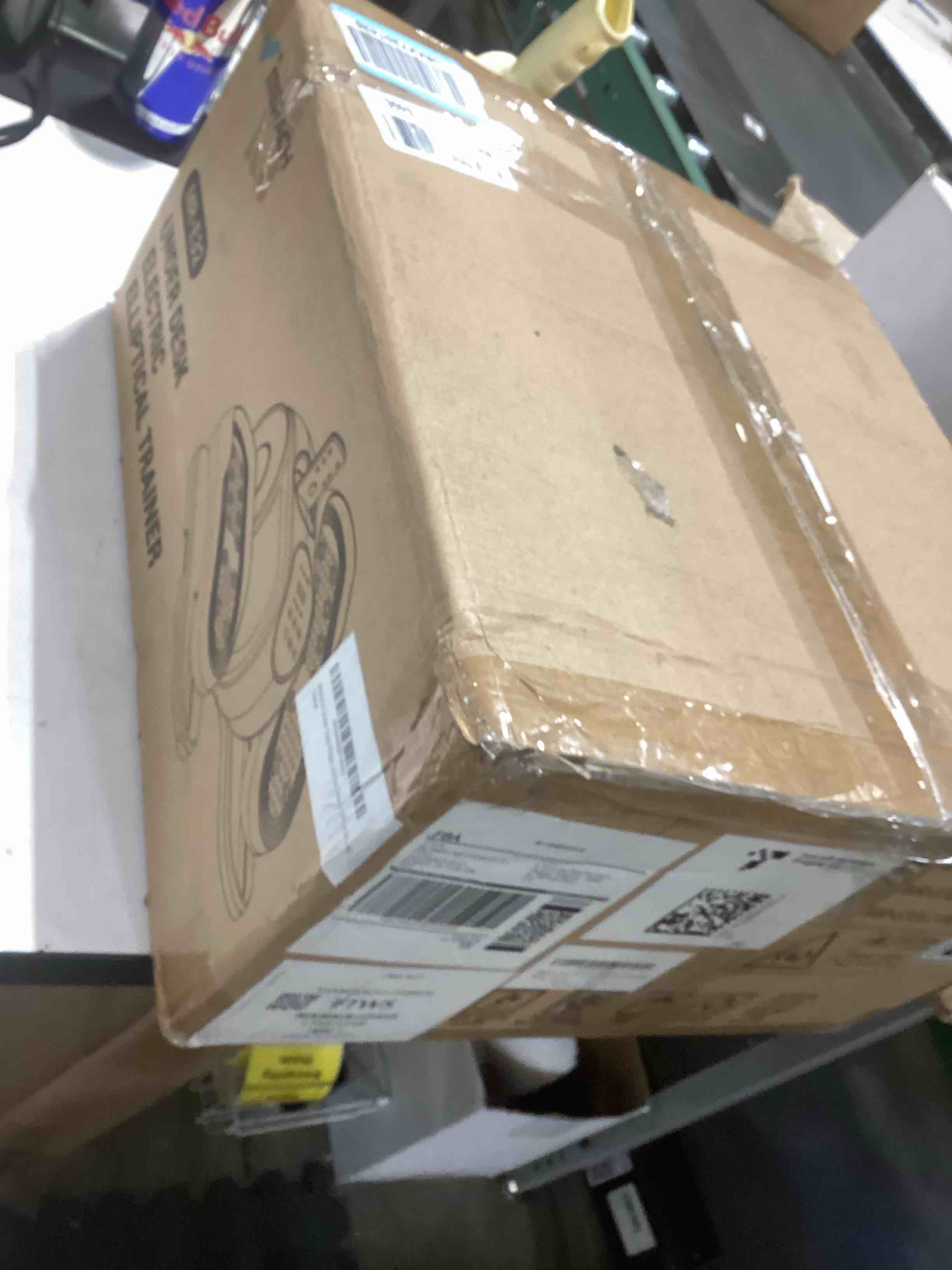 Condition photo showing Good Condition for MERACH Under Desk Elliptical Machine, Leg Exerciser While Sitting for Seniors with Remote Control & 12-Speeds, Quiet Portable Electric Seated Pedal Exerciser Machine for Home Office