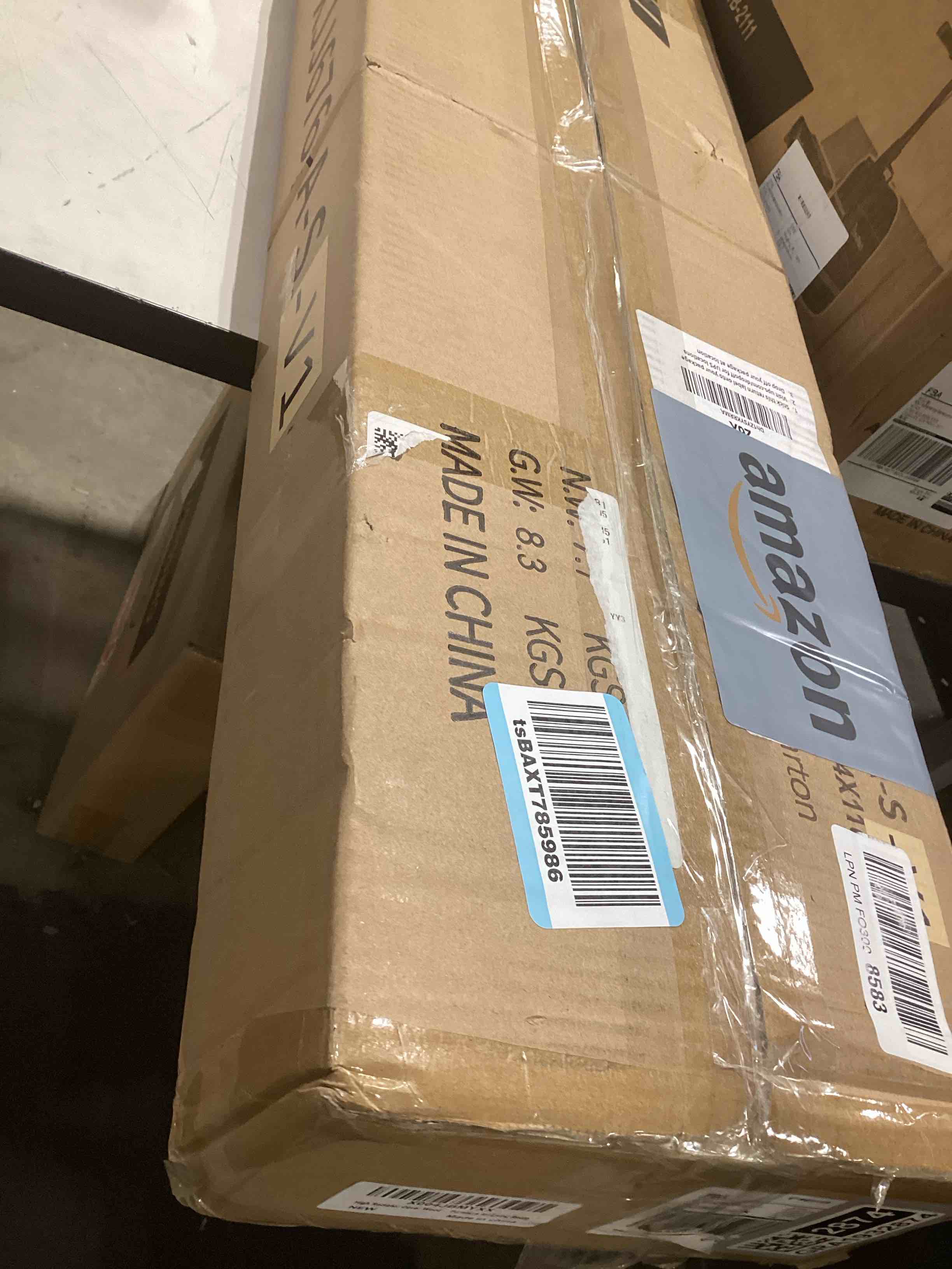 Condition photo showing As Is for High Radiator Cover Wood Cabinet: 36 Inch Height White Small Heater Covers Horizontal Slats Modern Tall Radiators Shelf Thicken MDF Wooden Kitchen Bedroom Home Furniture for Living Room S H36 x W30.7 x D7.5 Inch