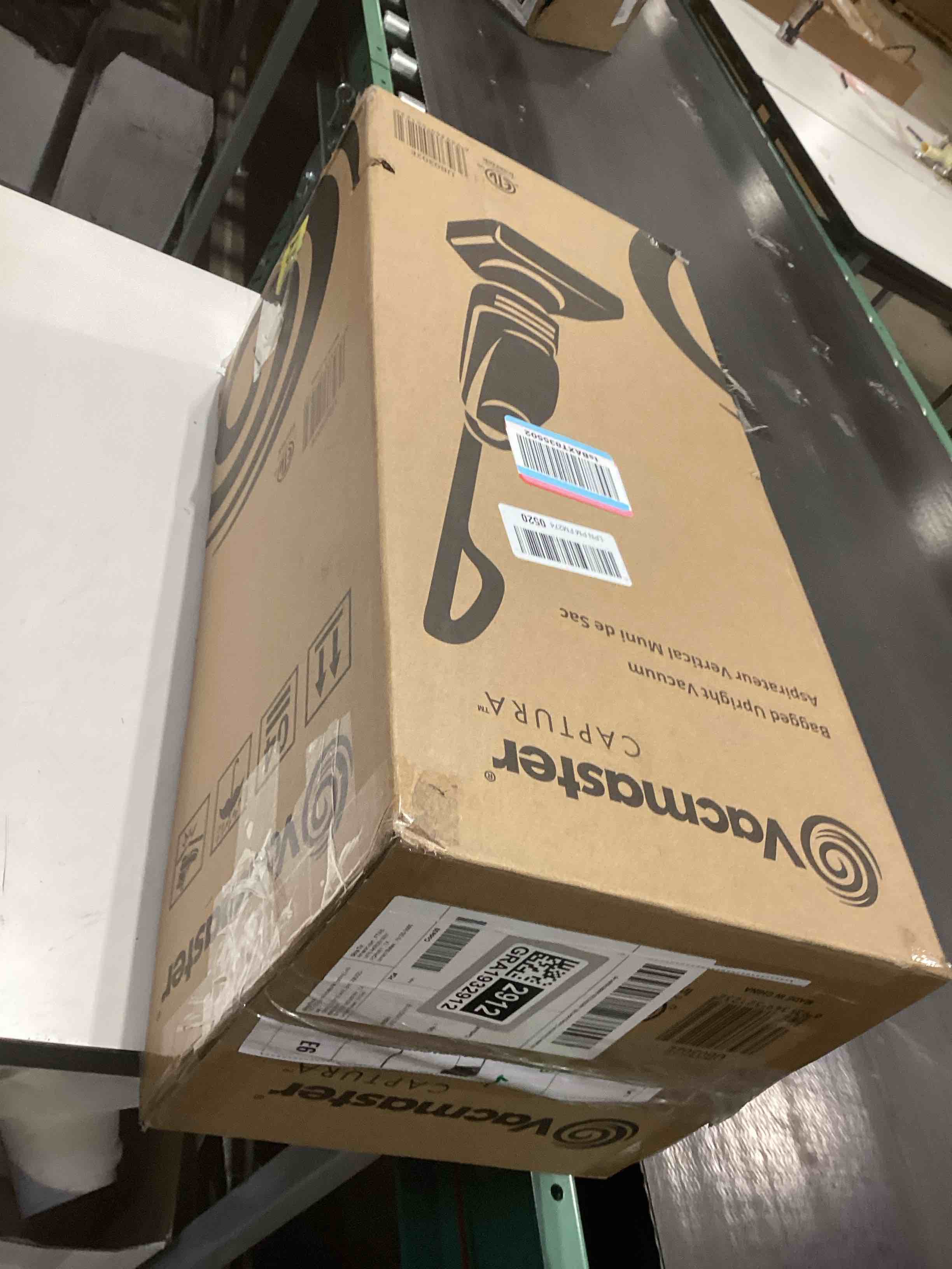 Condition photo showing As Is for Vacmaster UB0302E Bagged Upright Vacuum Lightweight Cleaner 2-Motor Power Suction with HEPA Filtration, LED Headlight for Pet Hair, Carpet and Hardwood Floor, Blue 2.6L Bagged Upright Vac