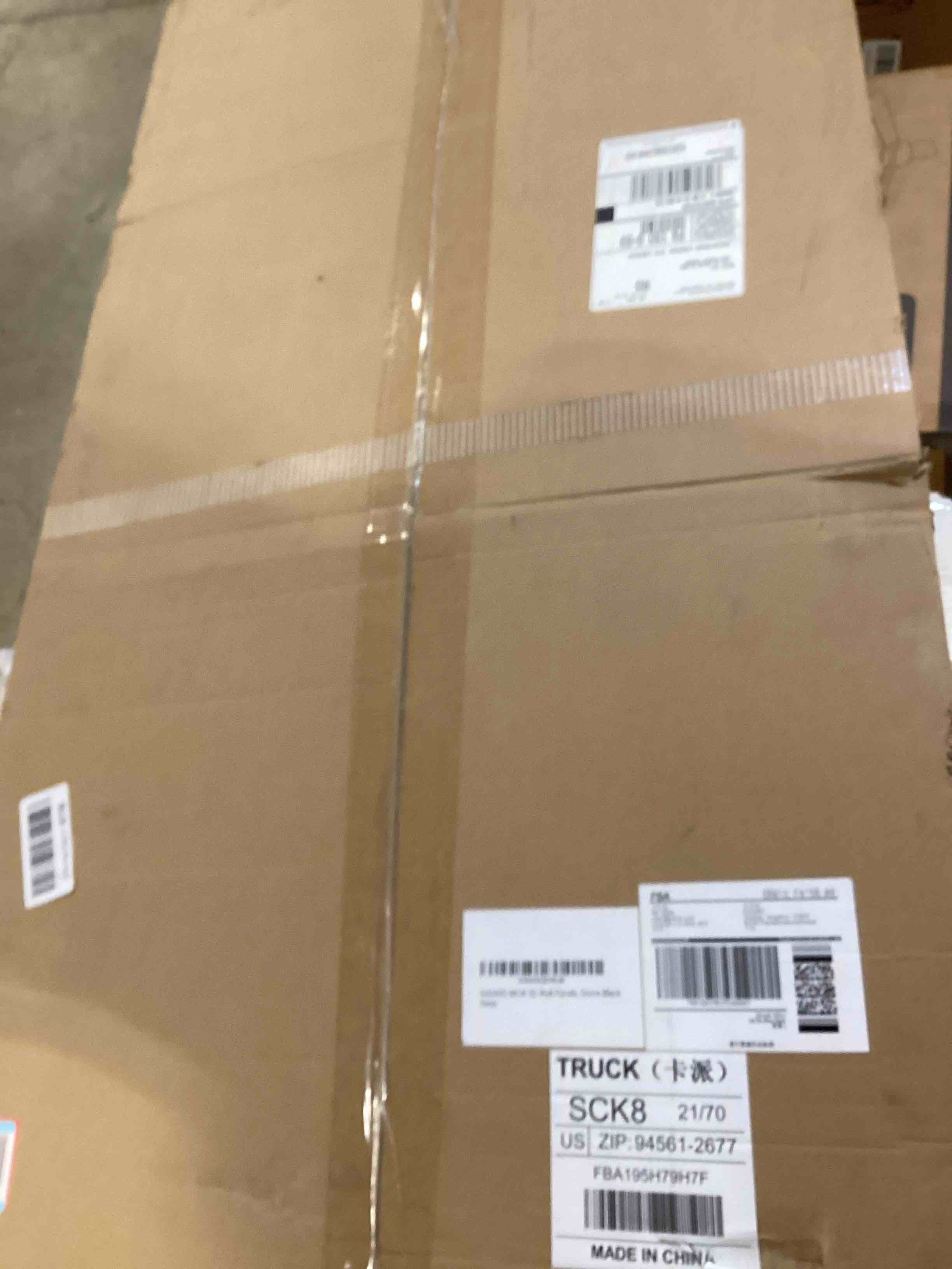 Condition photo showing As Is for KASARO 3D Faux Stone Wall Panels, 4 PCS MCM Flexible Wainscoting Panels for Exterior/Interior Decor, Modified Clay Material, Accent for Home, Art, Commercial, Stone Black, 47.2 × 23.6 inch