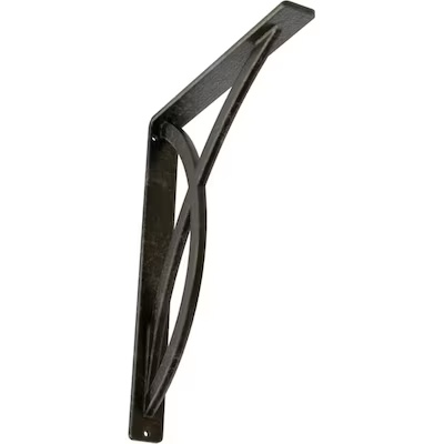 Miller Wrought Iron Bracket Size: 10" H x 1.5" W