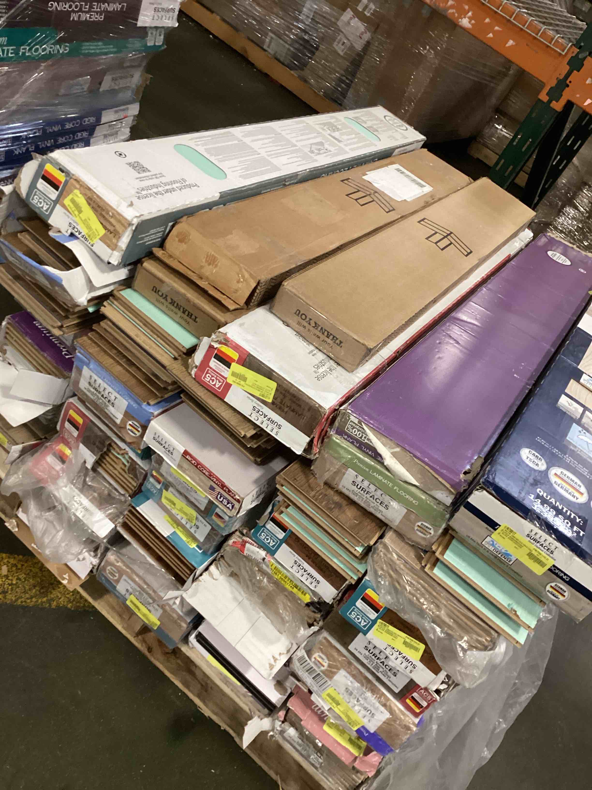 Skid lot with assorted items 