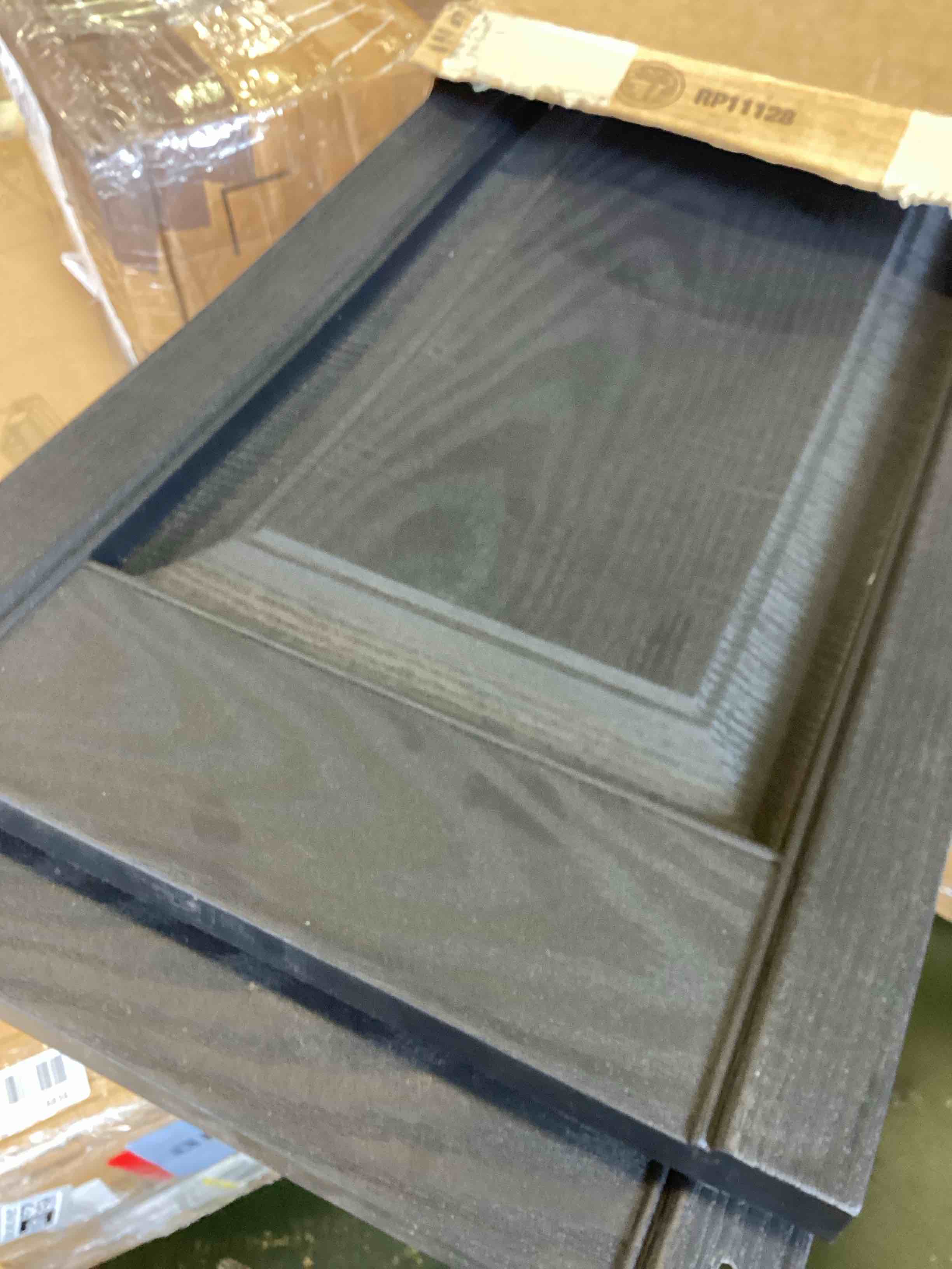 panel 010 musket brown 14-3/4x 80 Lifetime Vinyl Standard 2 Equal Raised Panel Shutters Pair Musket Brown