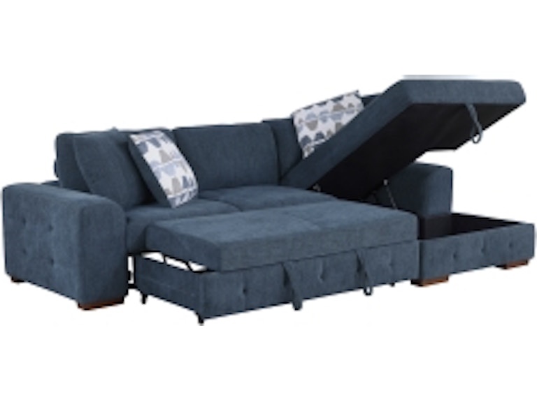 (incomplete box 1 of 4) Homelegance Bedroom Left Side 2-seater with Pull-out Bed 9624BU-2L at Anna's Home Furnishings