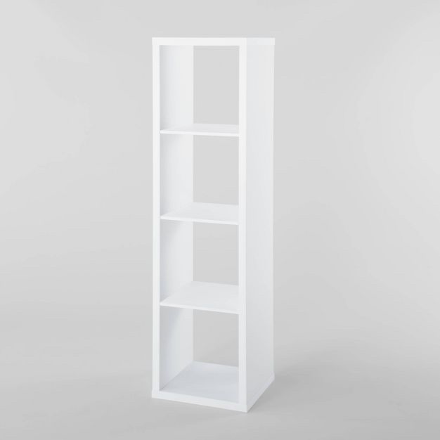 4 Cube Vertical Organizer White - Brightroom