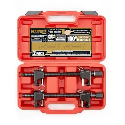 KOOPOOL Strut Spring Compressor Tool Set 2 Pack 11.5-inches Macpherson Spring
