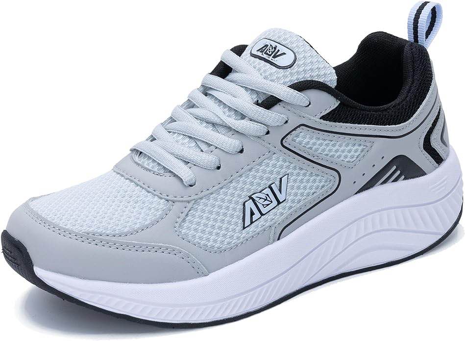 AOV PINK Women’s Walking Shoes With Arch Support, Orthopedic Sneakers For Plantar Fasciitis, Comfortable, Casual, Size 7.5