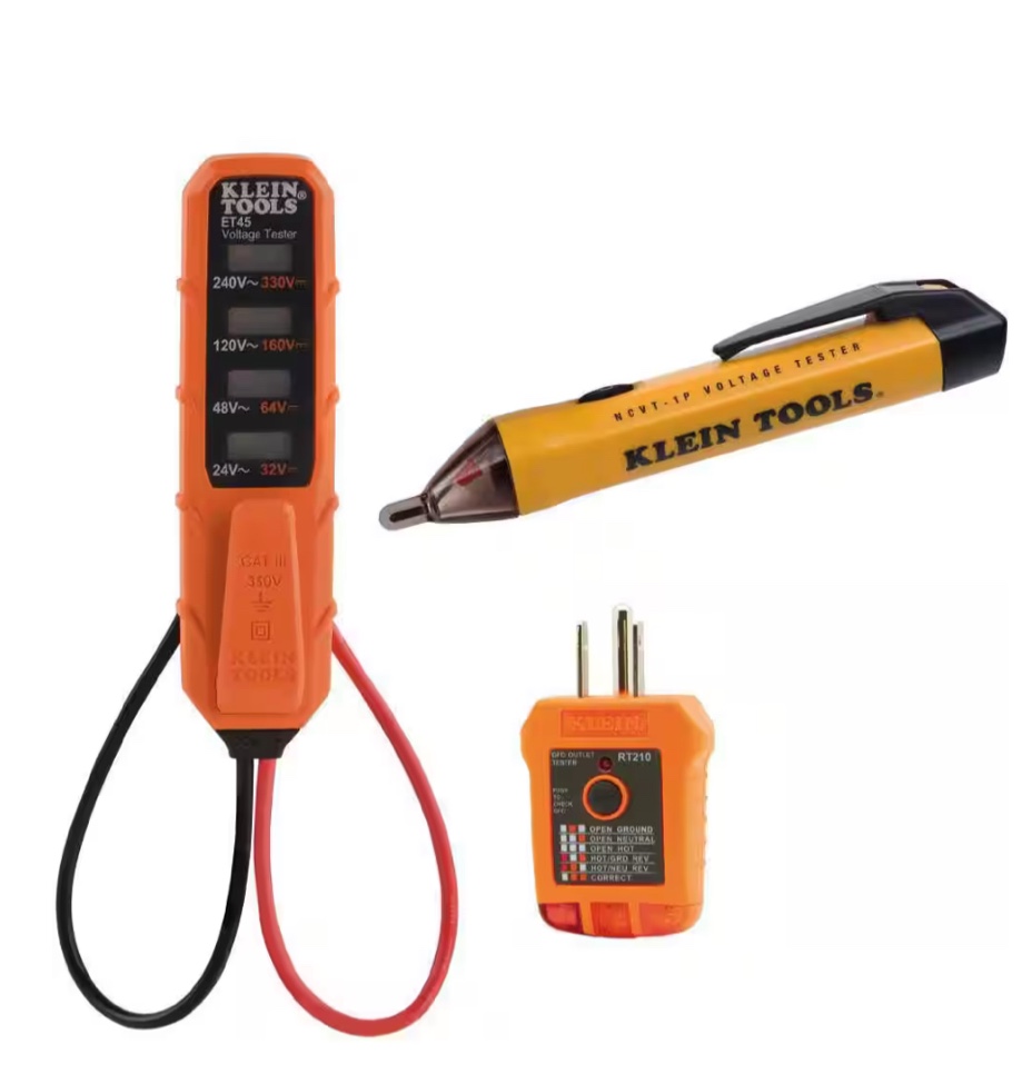 Questions and Answers for Klein Tools Beginner Tester Set, 3-Piece