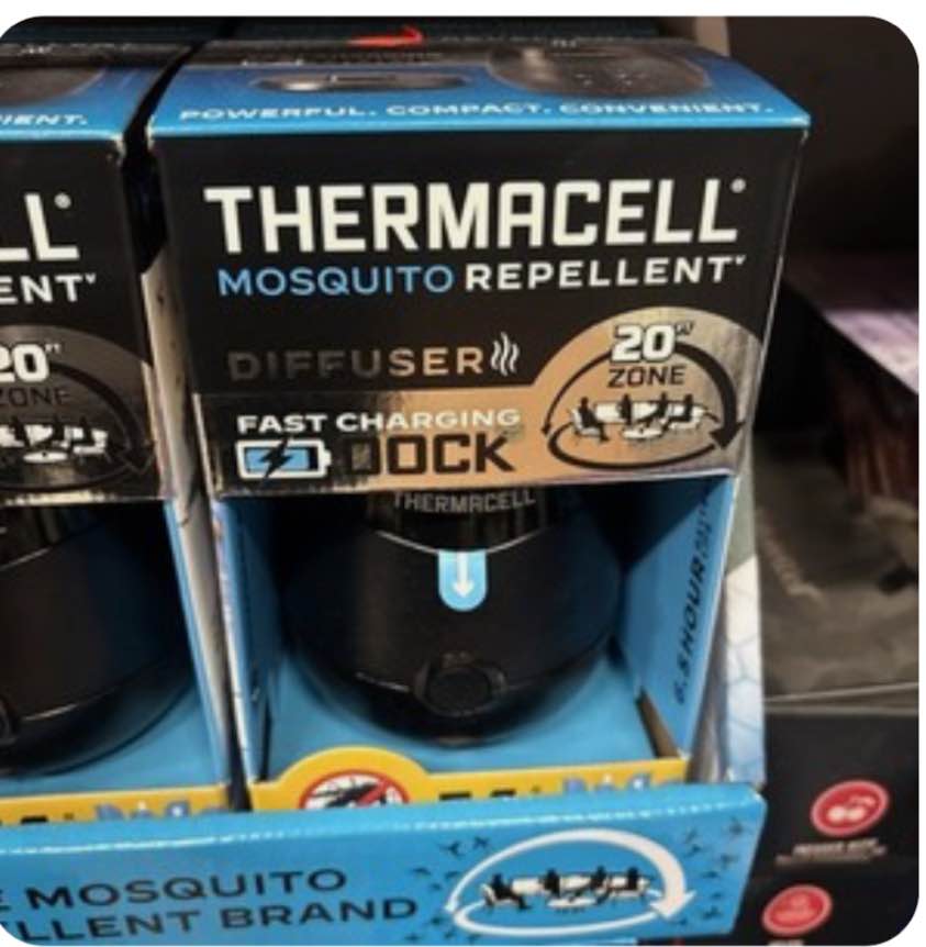 Thermacell E65 Rechargeable Mosquito Repellent Diffuser, 20ft Zone, Fast Charge