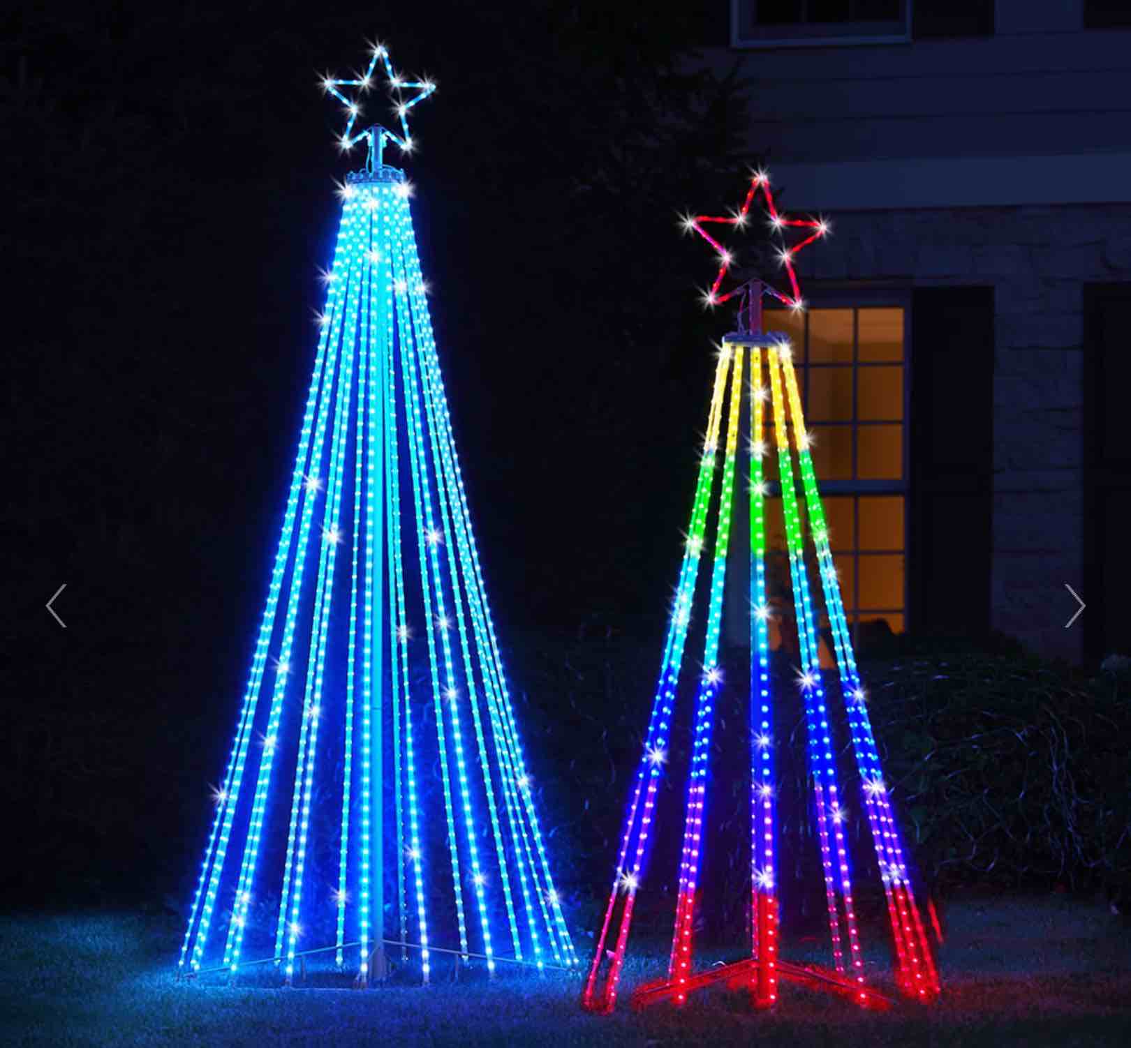 the choreographed light show tree