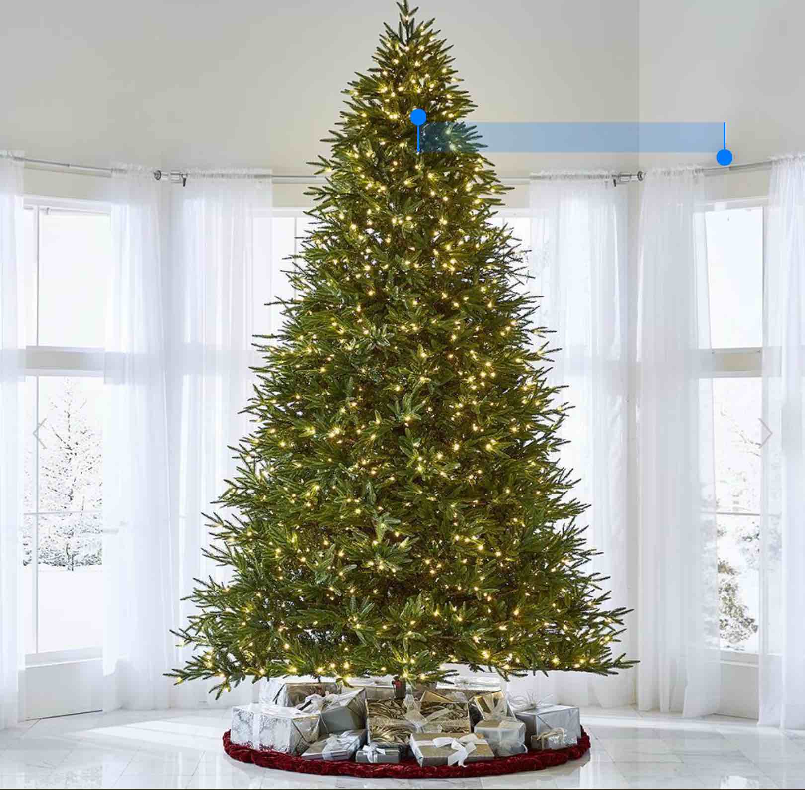 The World's Best Prelit Fraser Fir ( 12FT) ( incomplete; box C) 