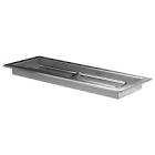 24"X8" Stainless Steel Drop-In Fire Pit Pan