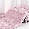 Soft Faux Fur Fabric 1cm Short Pile Soft Thick Plush Mix 160x50cm for Coat Collars Toy Decoration Fabric Crafts Cloth Lining(Grayish Pink