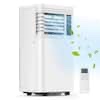 10,000 btu (6,000 btu doe) portable air conditioner w/dehumidifier and remote control, 24h timer up to 350 sq. ft. white