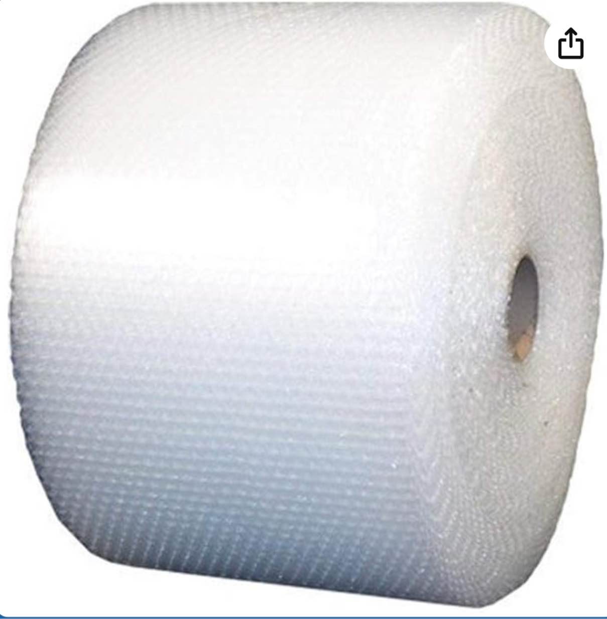 cushioning roll 3/16 perforated 12 bubble rolls small 12 width 700 feet, clear