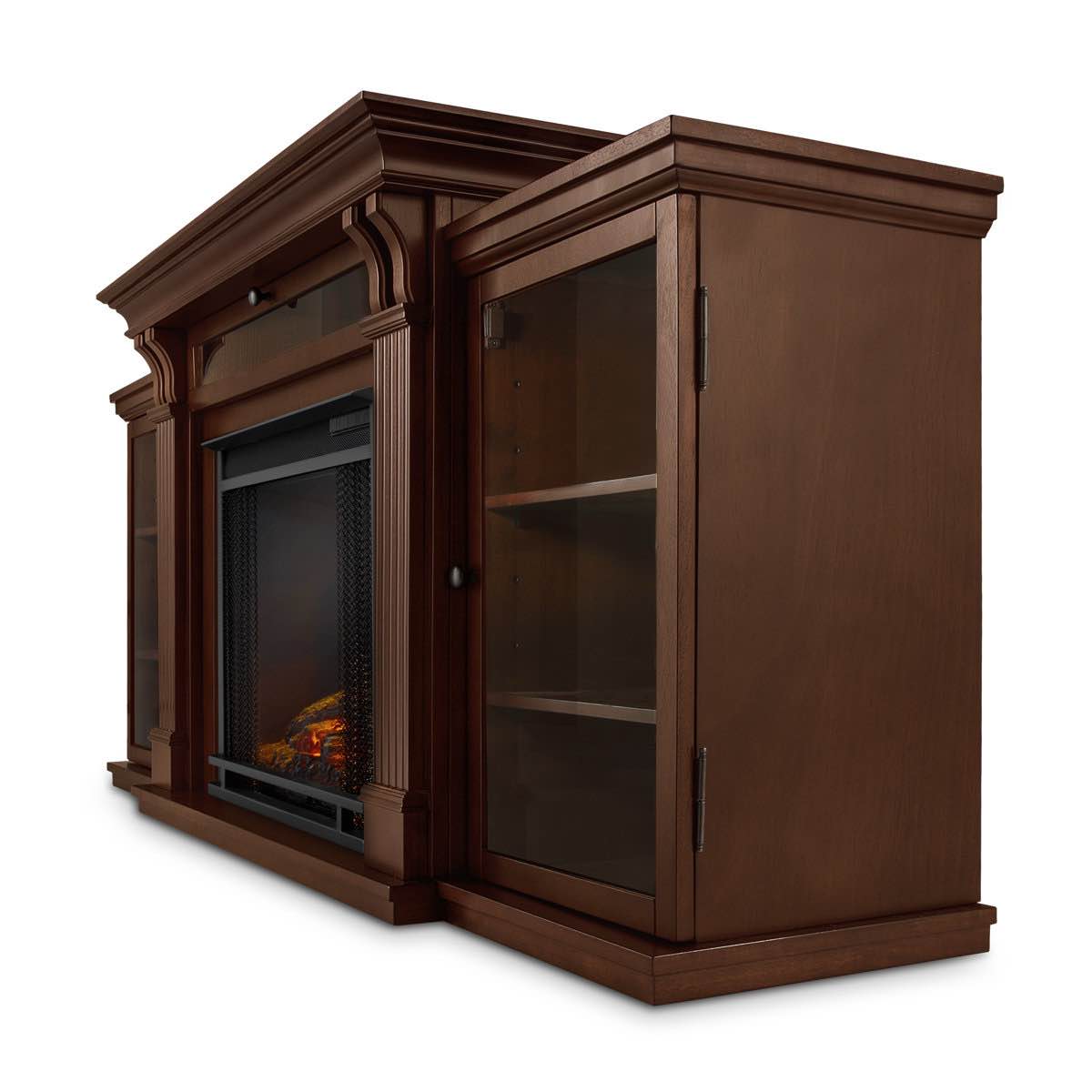 (item incomplete, broken))Calie 67'' TV Stand with Fireplace