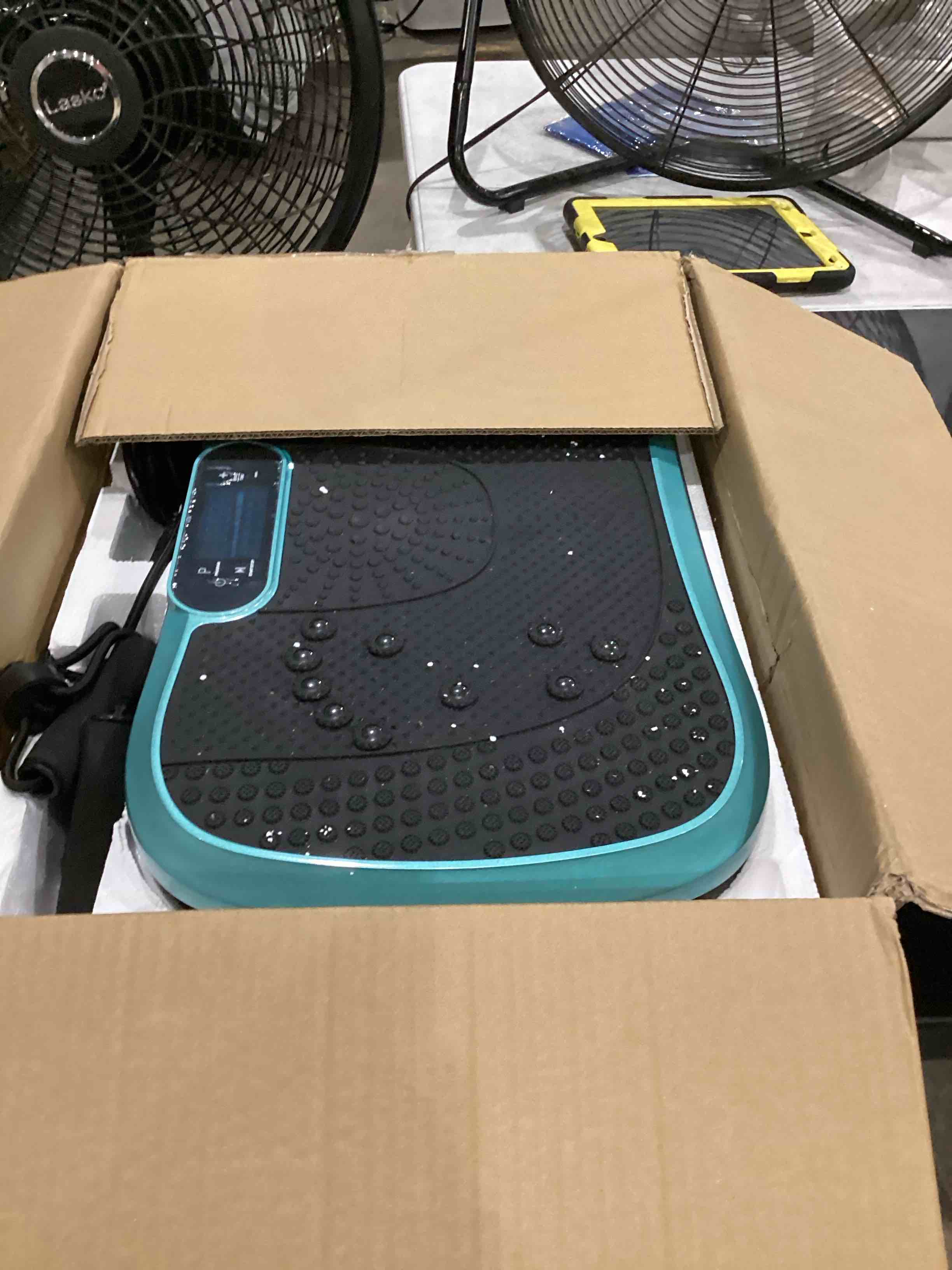 hotwave vibration plate exercise machine for lymphatic drainage, power vibrating plates platform for weight loss - whole body waver shaker vibration plate machine home gym shaping fitness workout